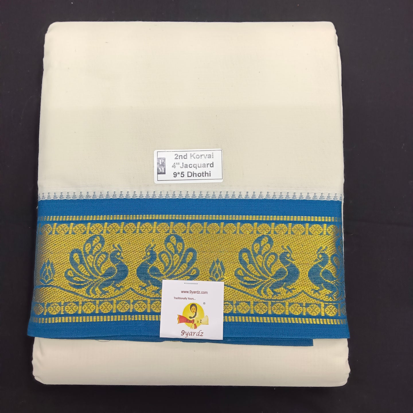 Pure cotton Muhurtham dhoti 9*5