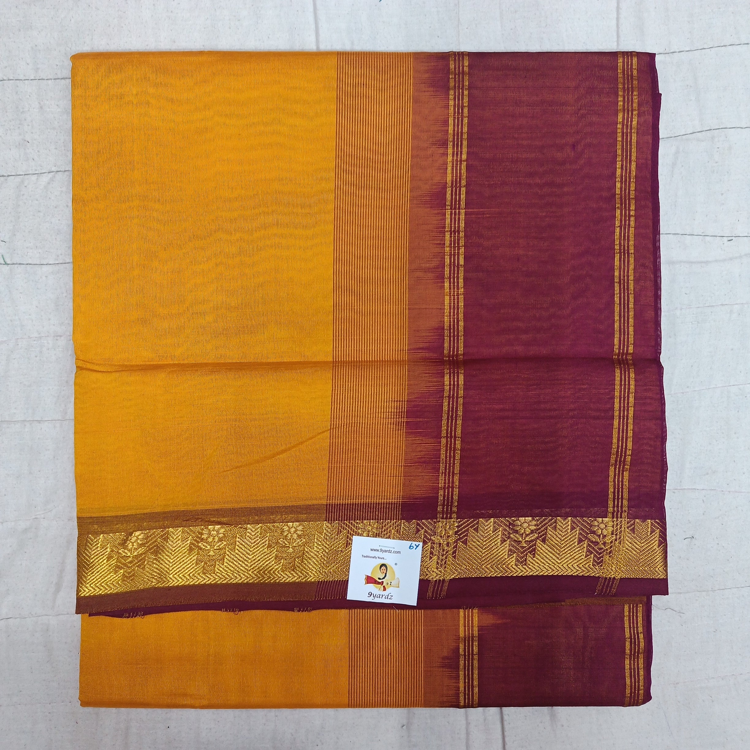 Pure silk cotton 6 yards