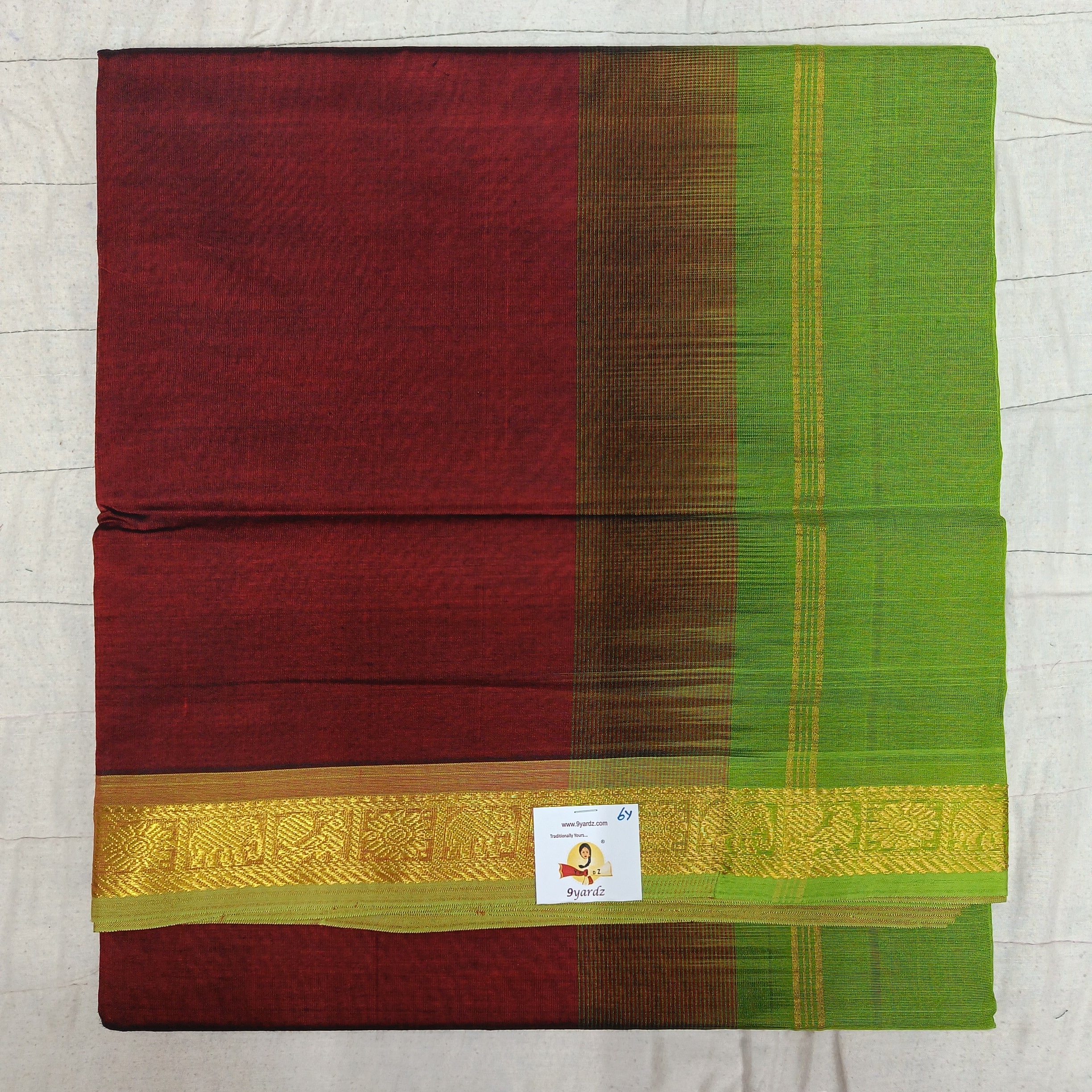 Pure silk cotton 6 yards