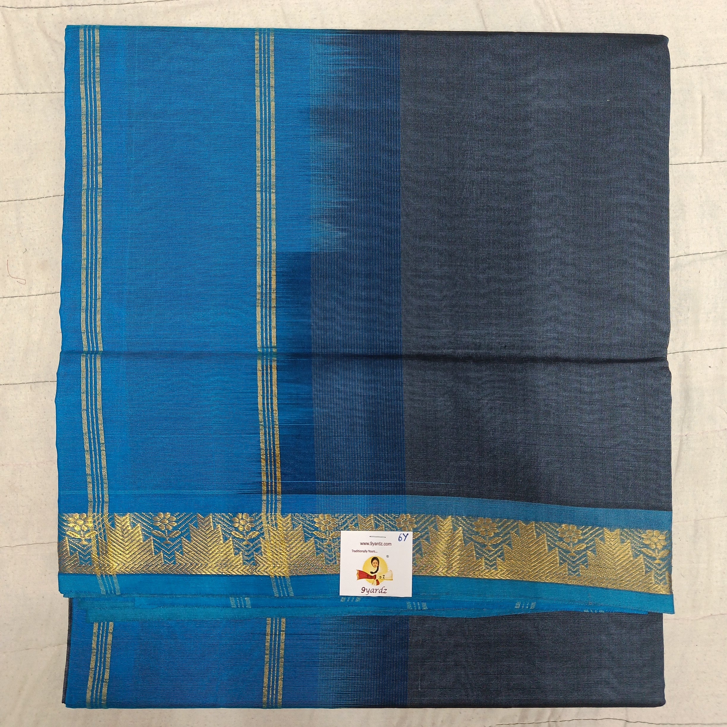 Pure silk cotton 6 yards
