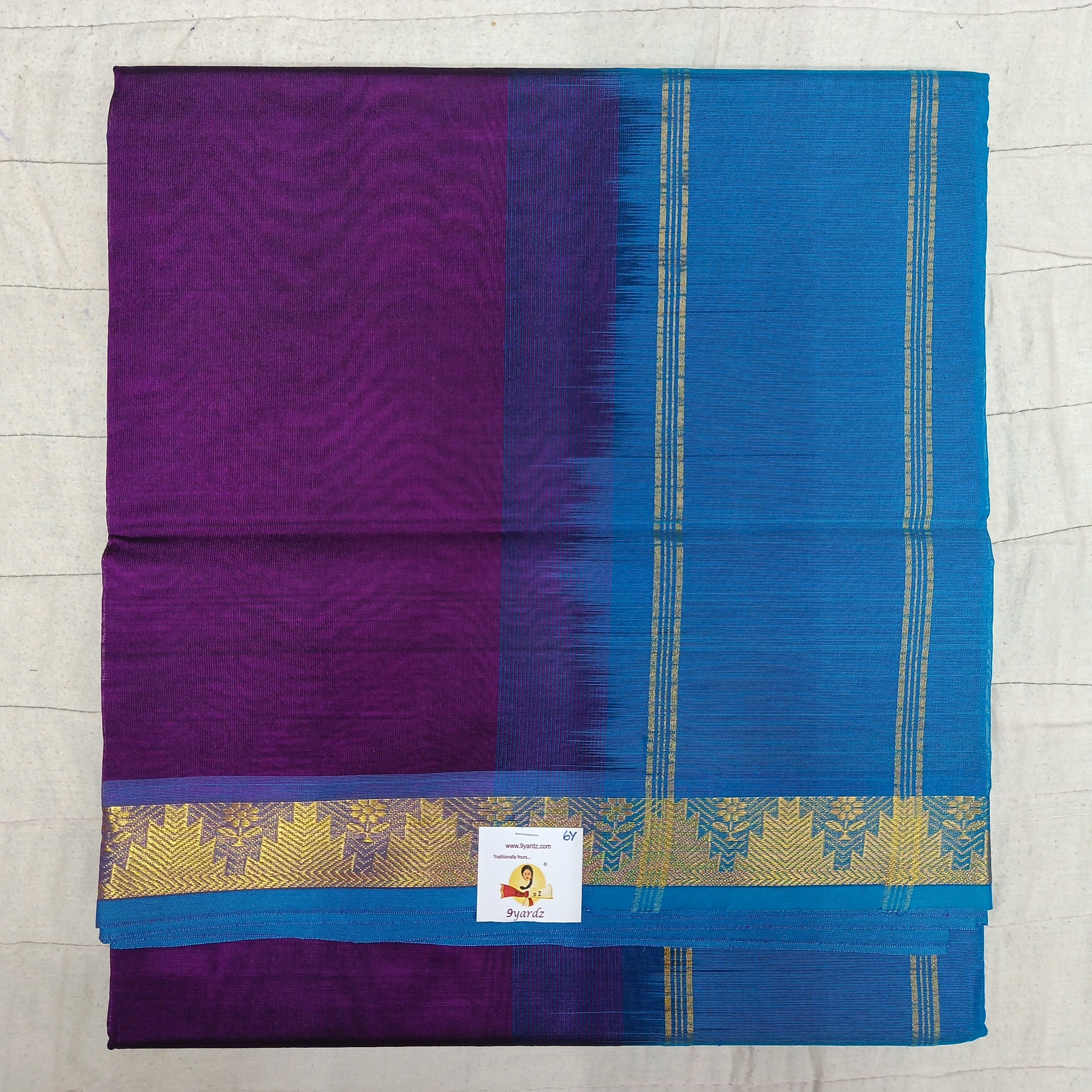 Pure silk cotton 6 yards