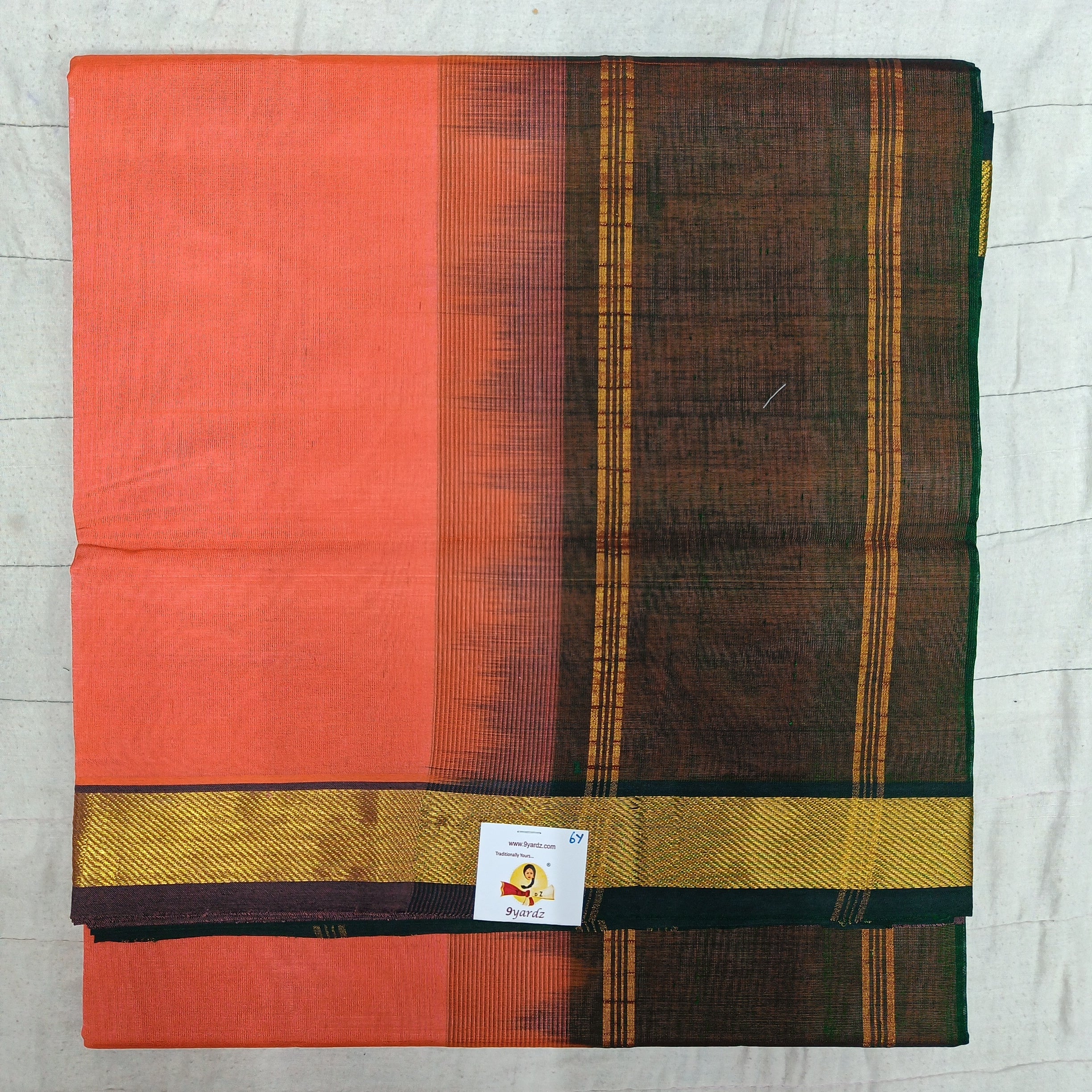 Pure silk cotton 6 yards