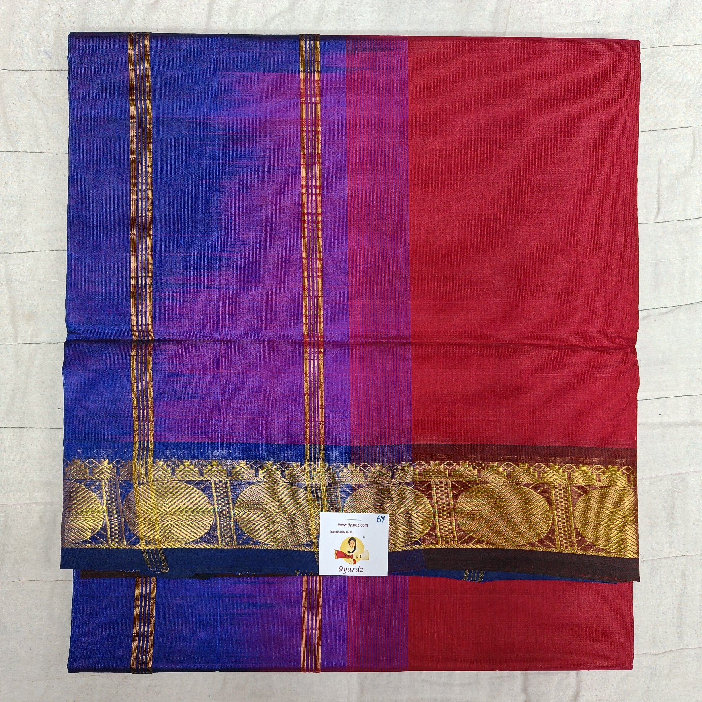 Pure silk cotton 6 yards