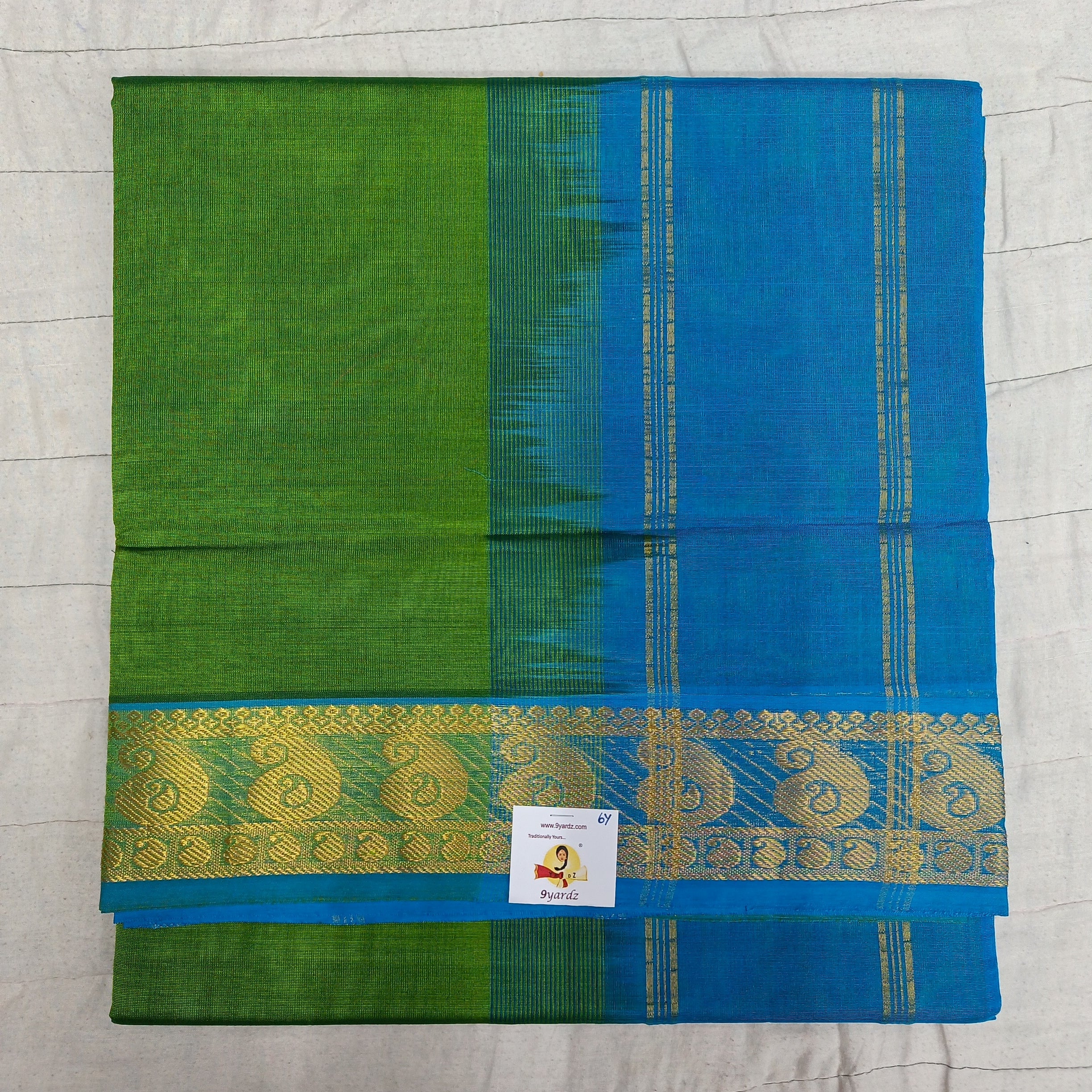 Pure silk cotton 6 yards