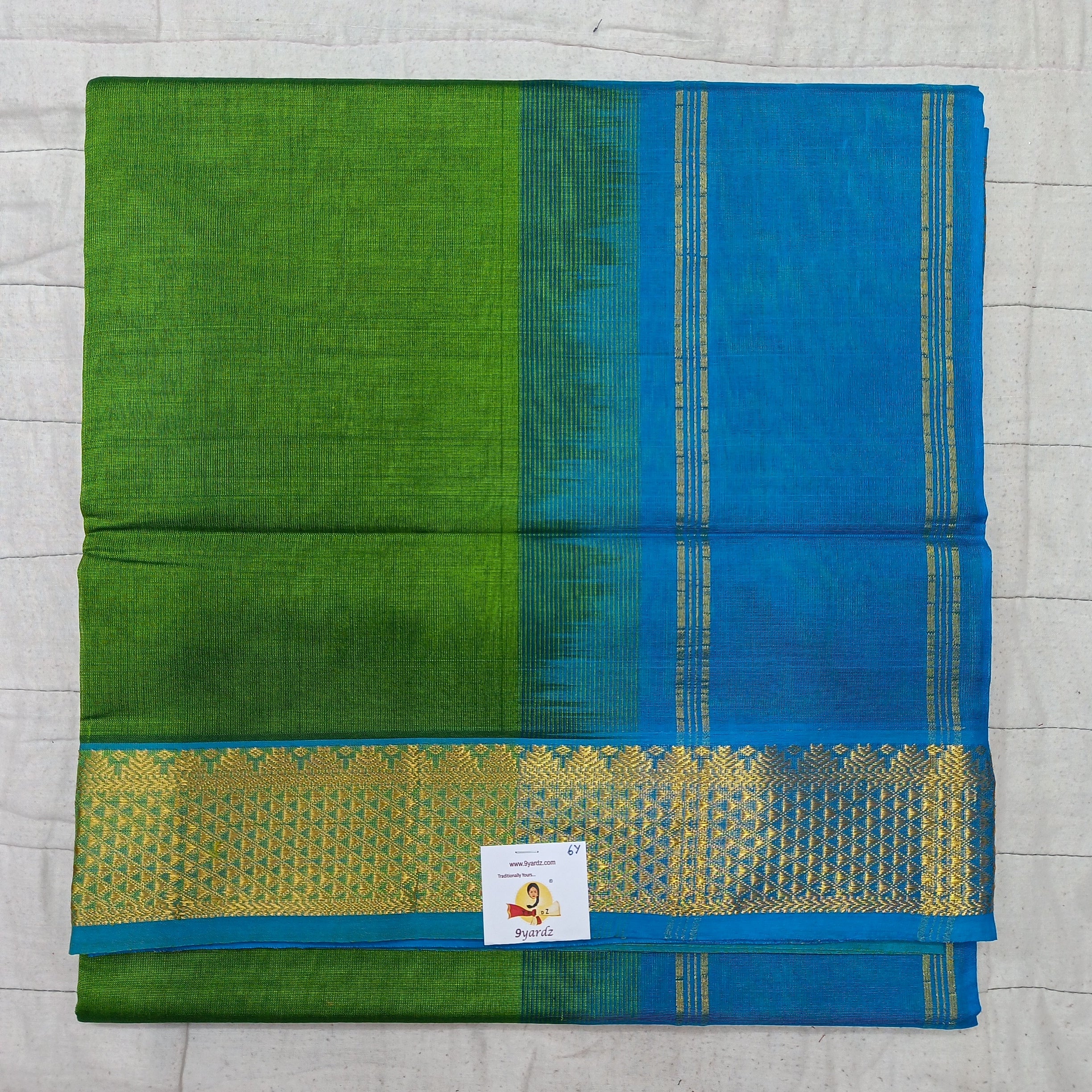 Pure silk cotton 6 yards