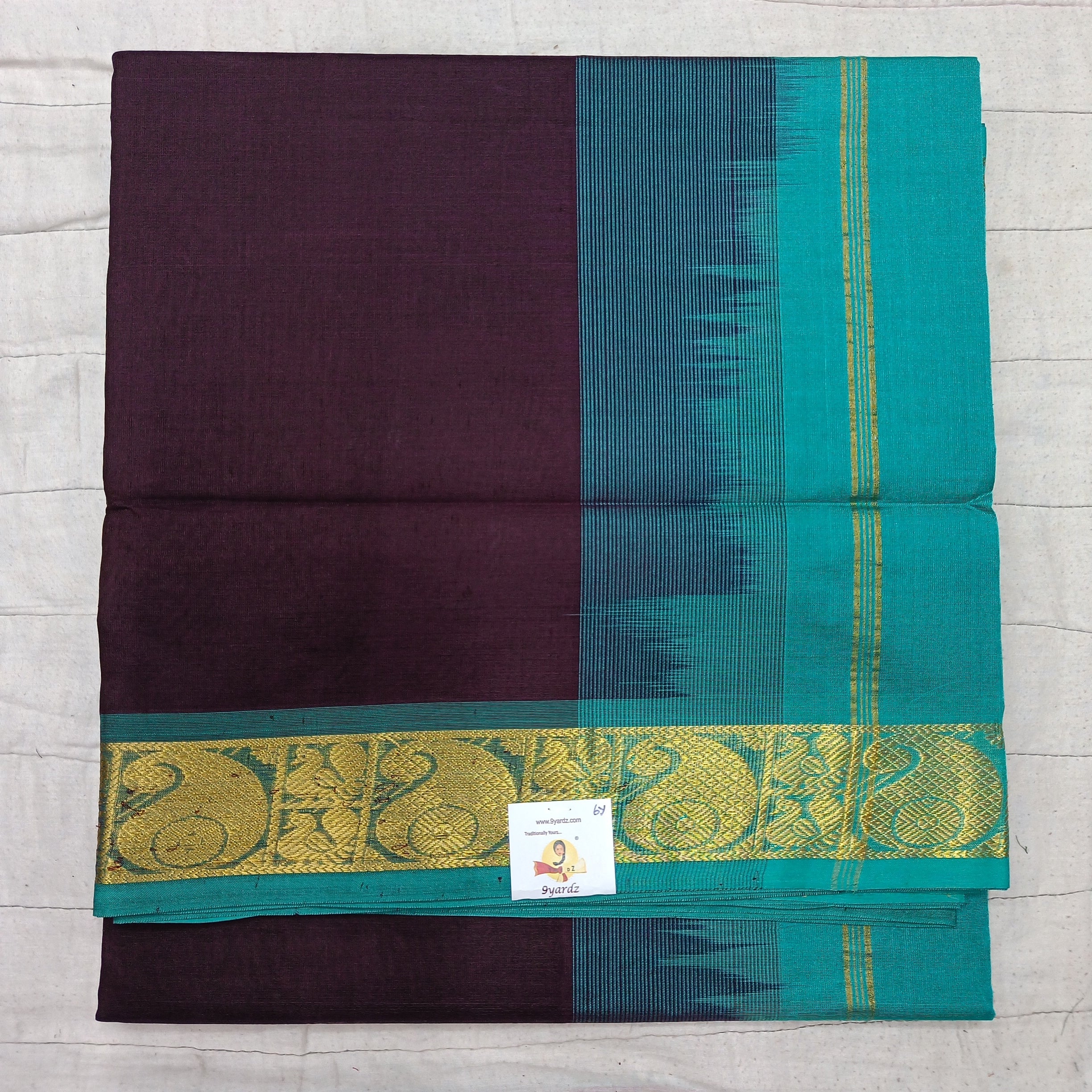 Pure silk cotton 6 yards