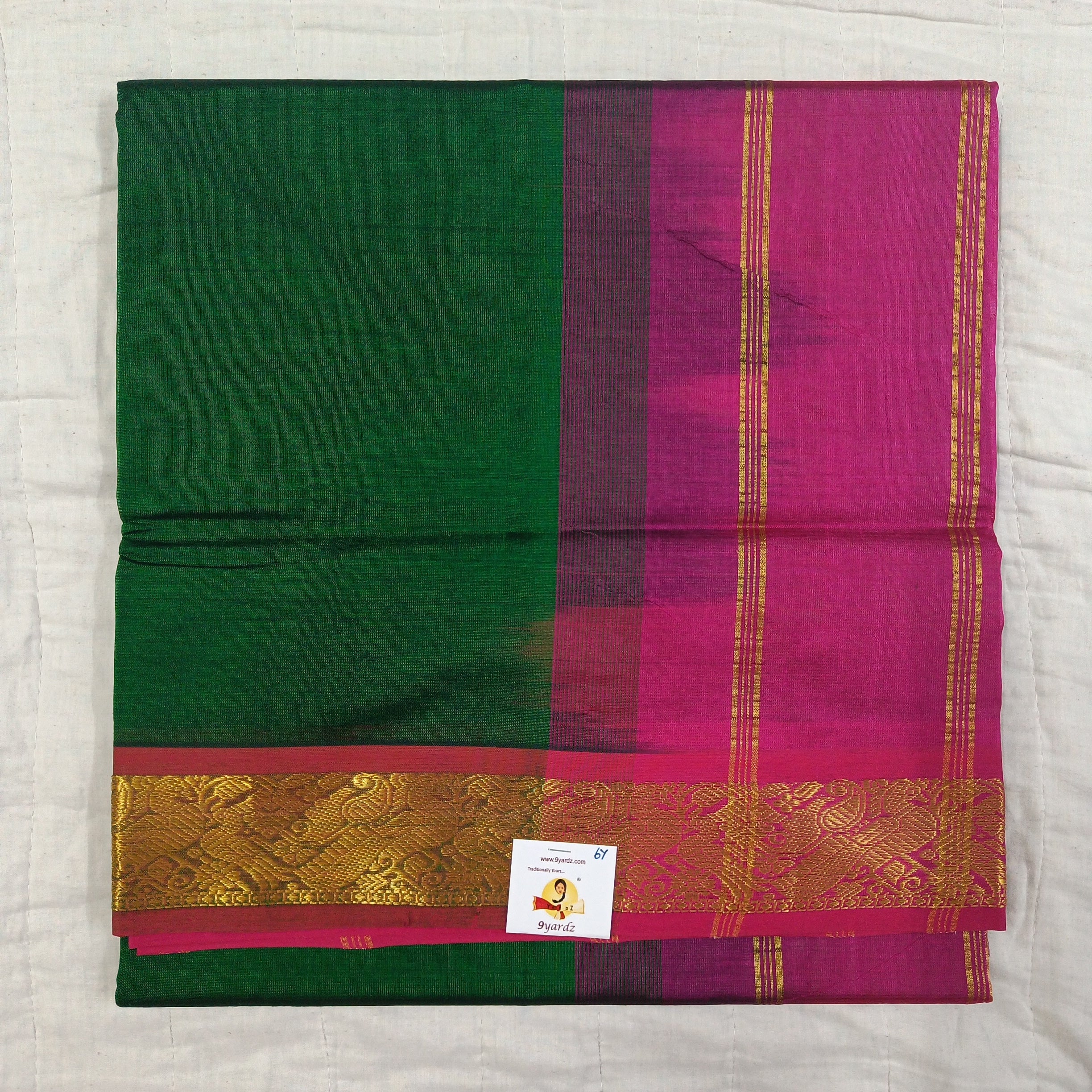 Pure silk cotton 6 yards