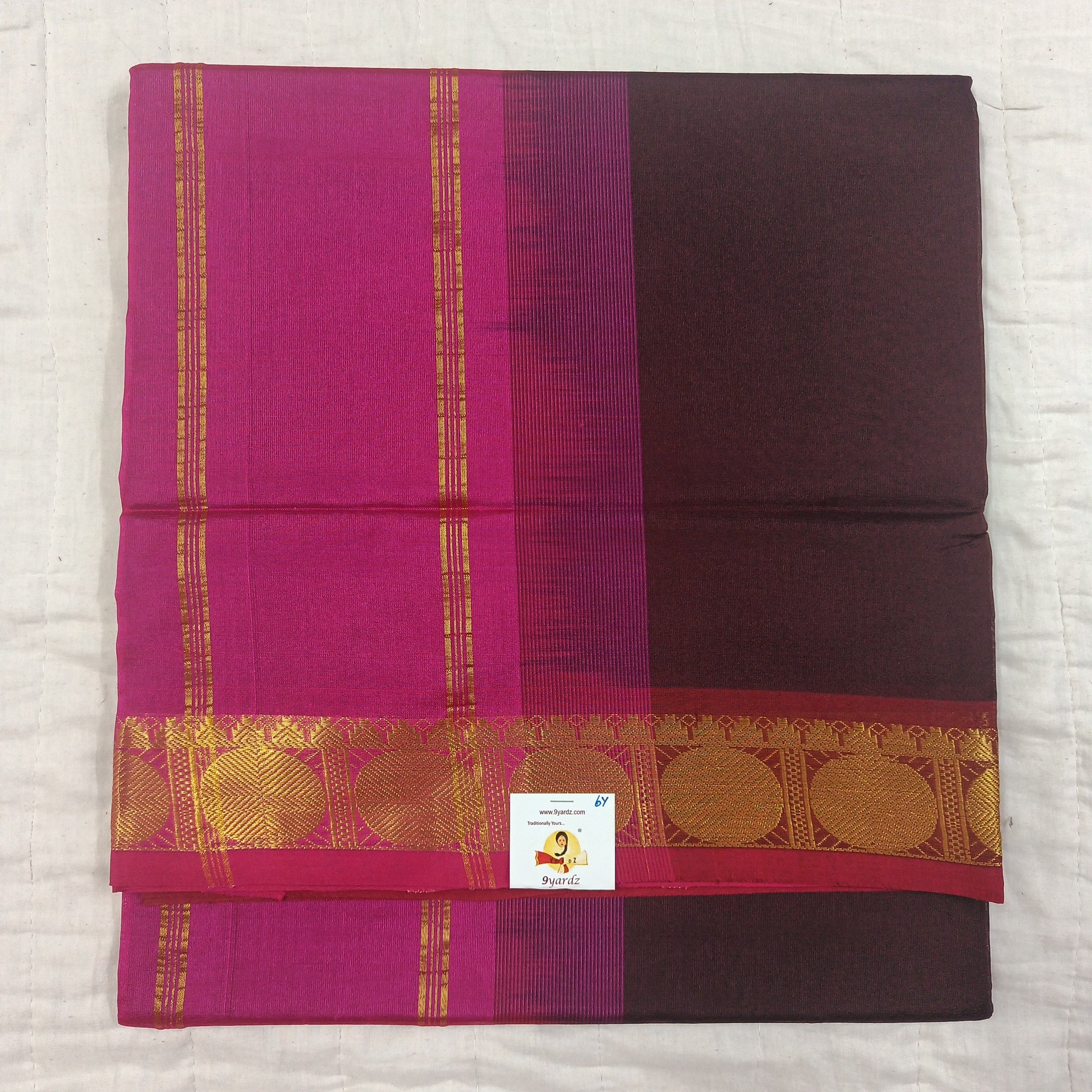 Pure silk cotton 6 yards