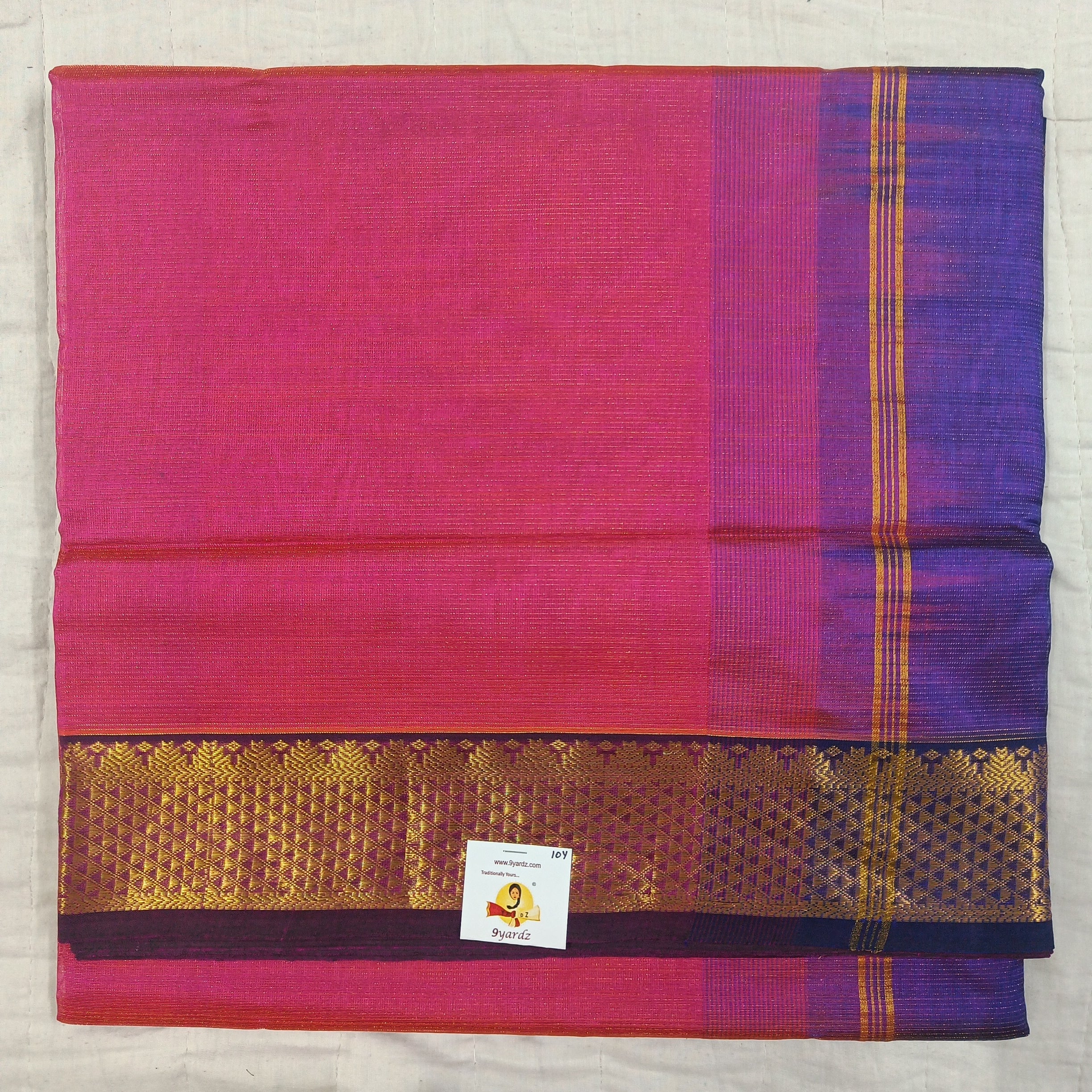 Pure silk cotton vairaoosi -10yards madisar