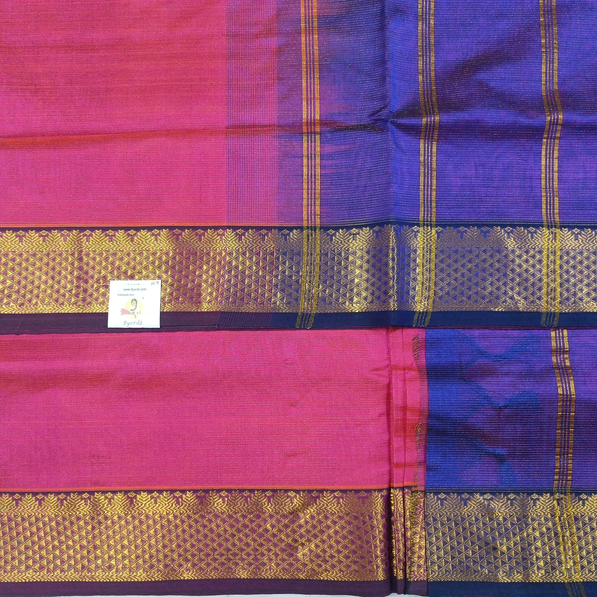 Pure silk cotton vairaoosi -10yards madisar