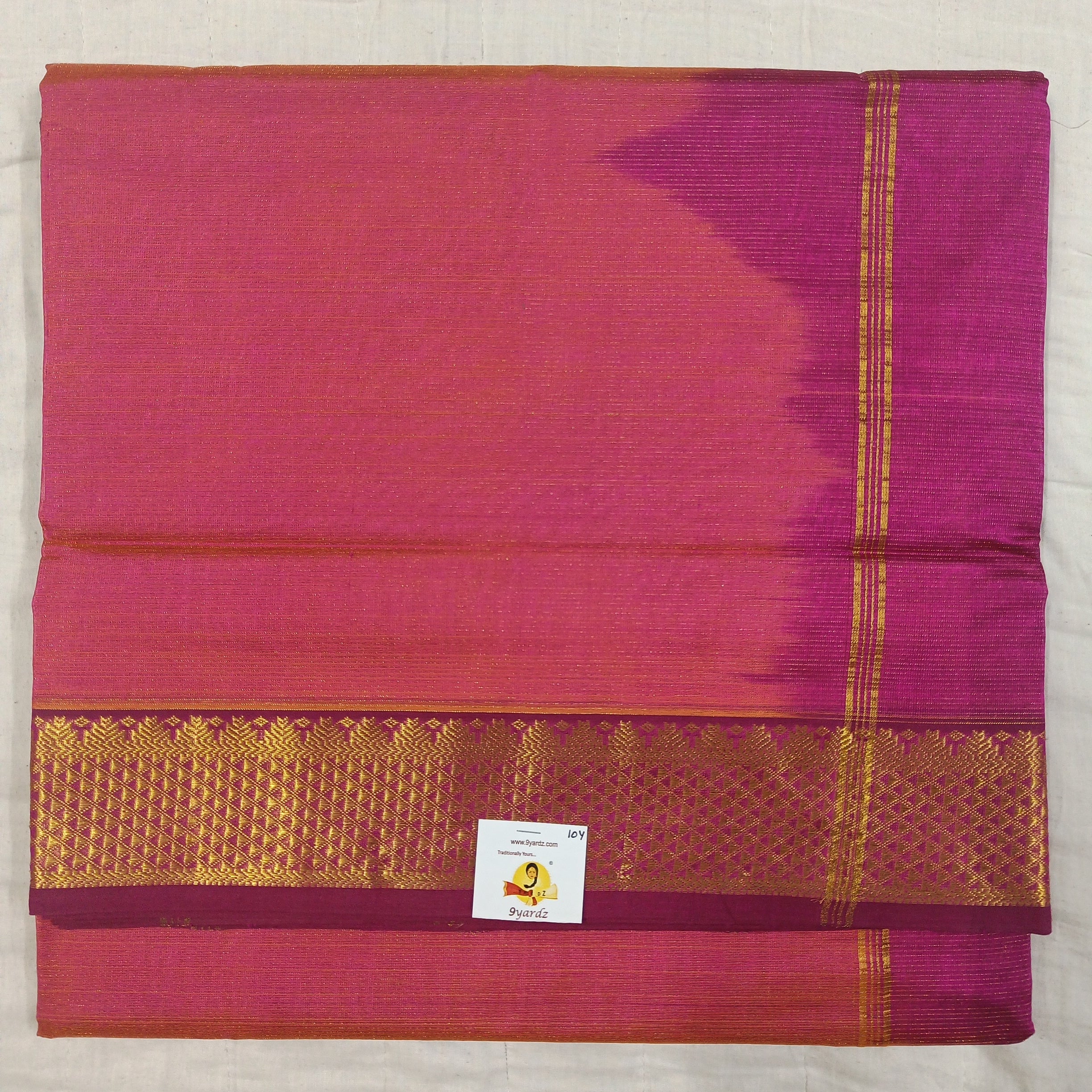 Pure silk cotton vairaoosi -10yards madisar