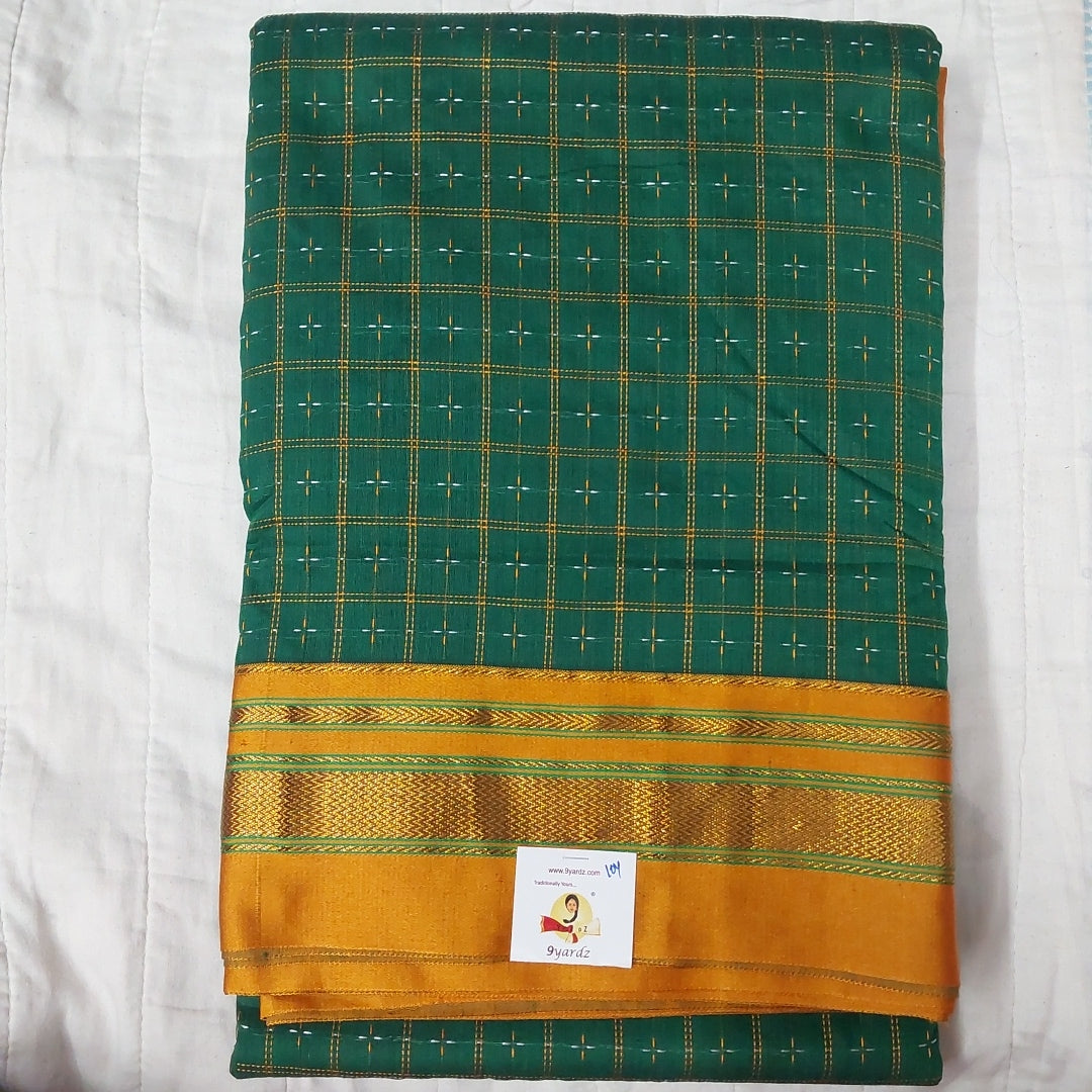 Ikkal embossed sarees madisar 10yardz