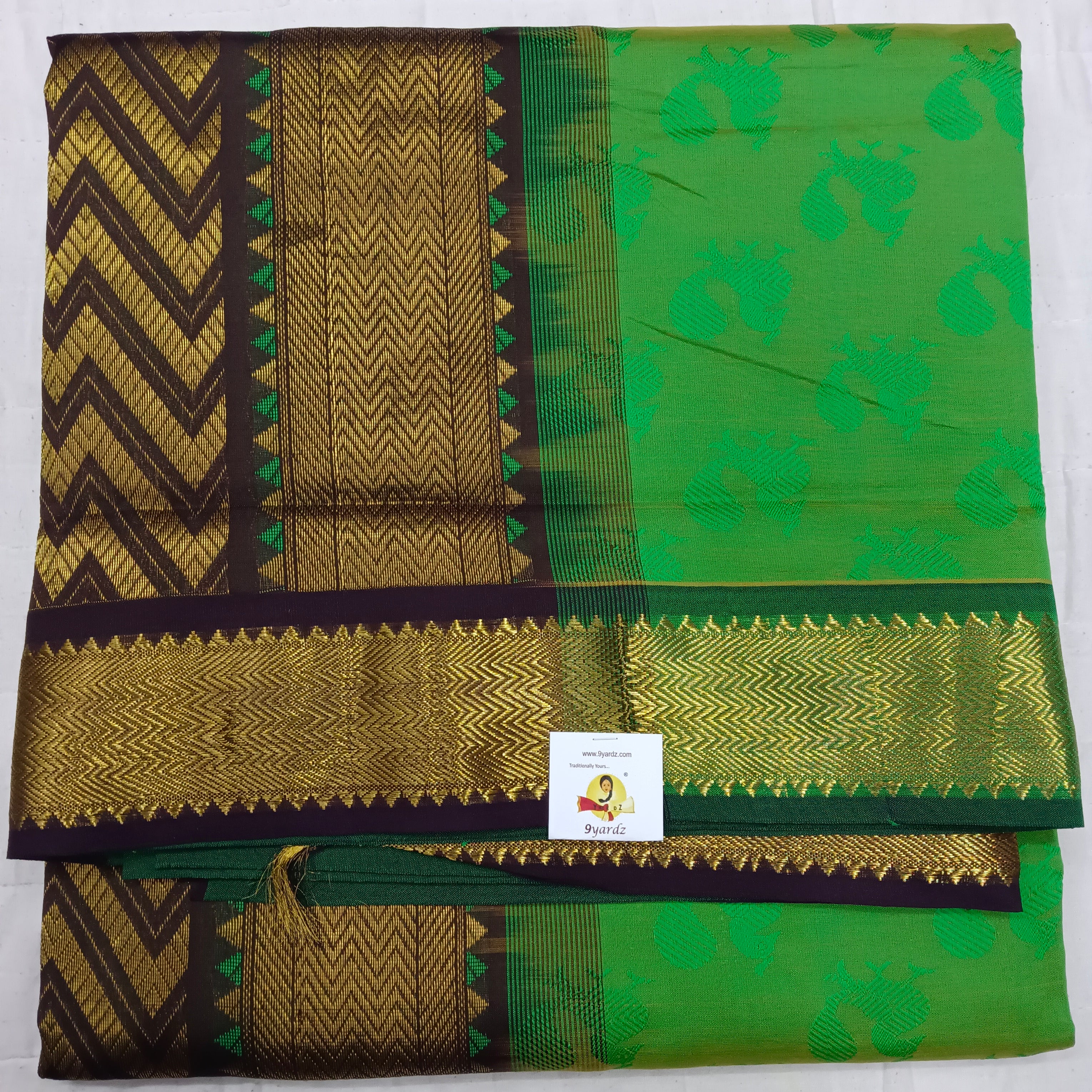 Semi Silk cotton Madisar embossed