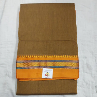 Ikkal sarees madisar plain 10yardz(with blouse)