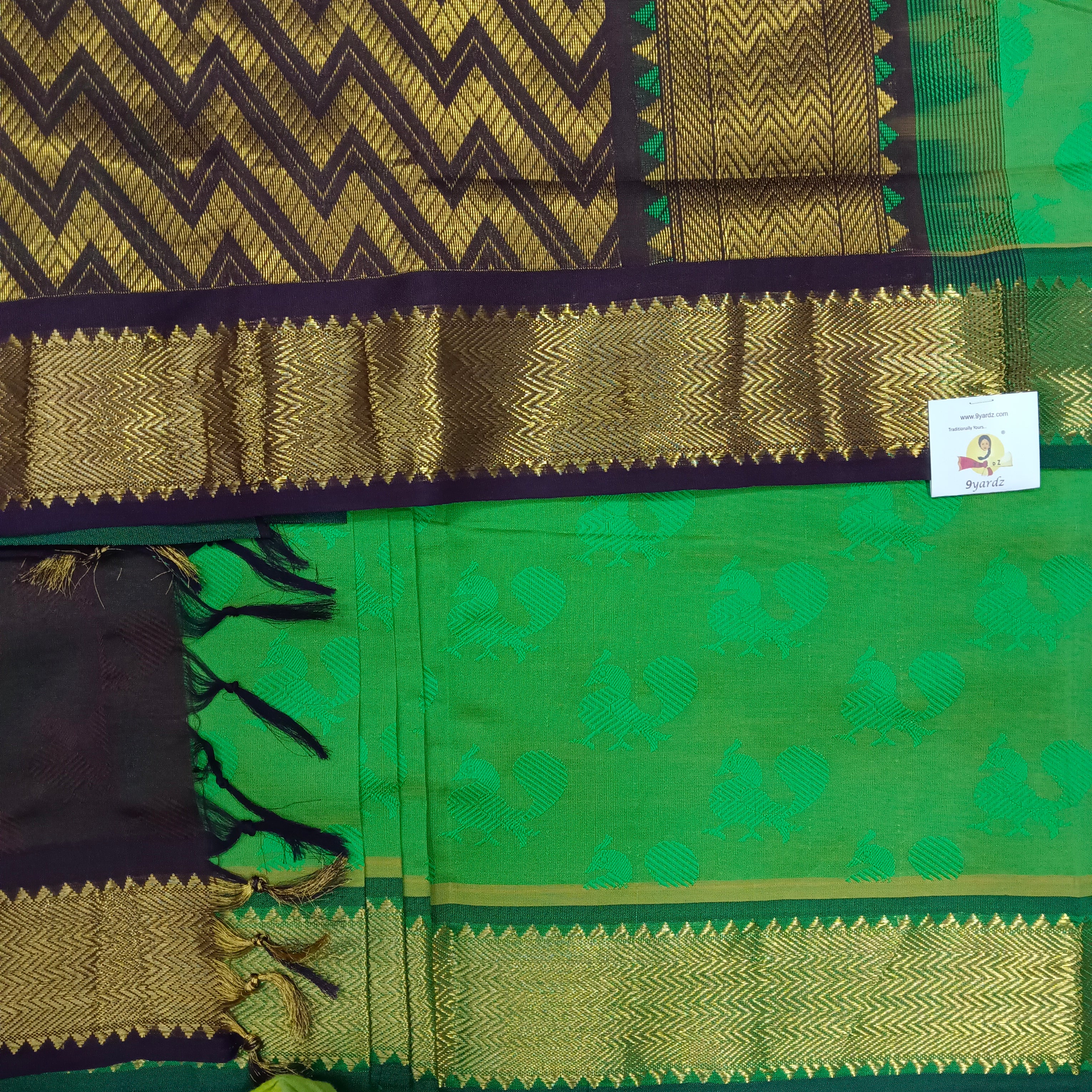 Semi Silk cotton Madisar embossed