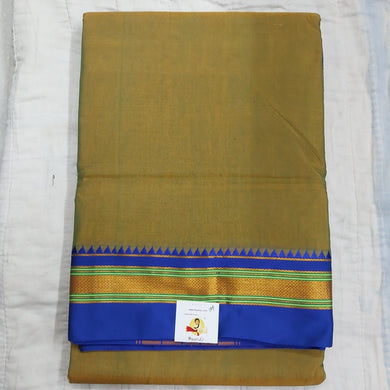 Ikkal sarees madisar plain 10yardz (with blouse)