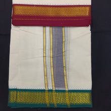 Load image into Gallery viewer, Pure cotton Muhurtham dhoti 9*5 7maadampet