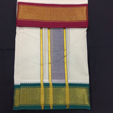 Load image into Gallery viewer, Pure cotton Muhurtham dhoti 9*5 11maadampet