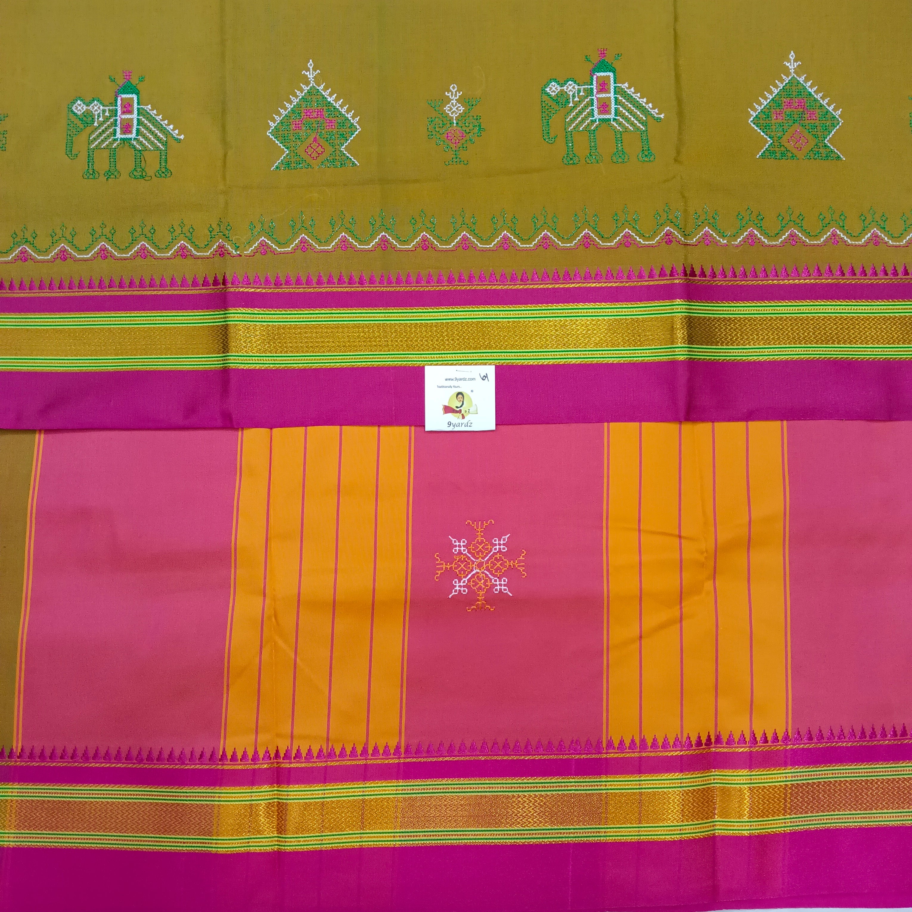 Ikkal kasuthi work sarees 6yardz