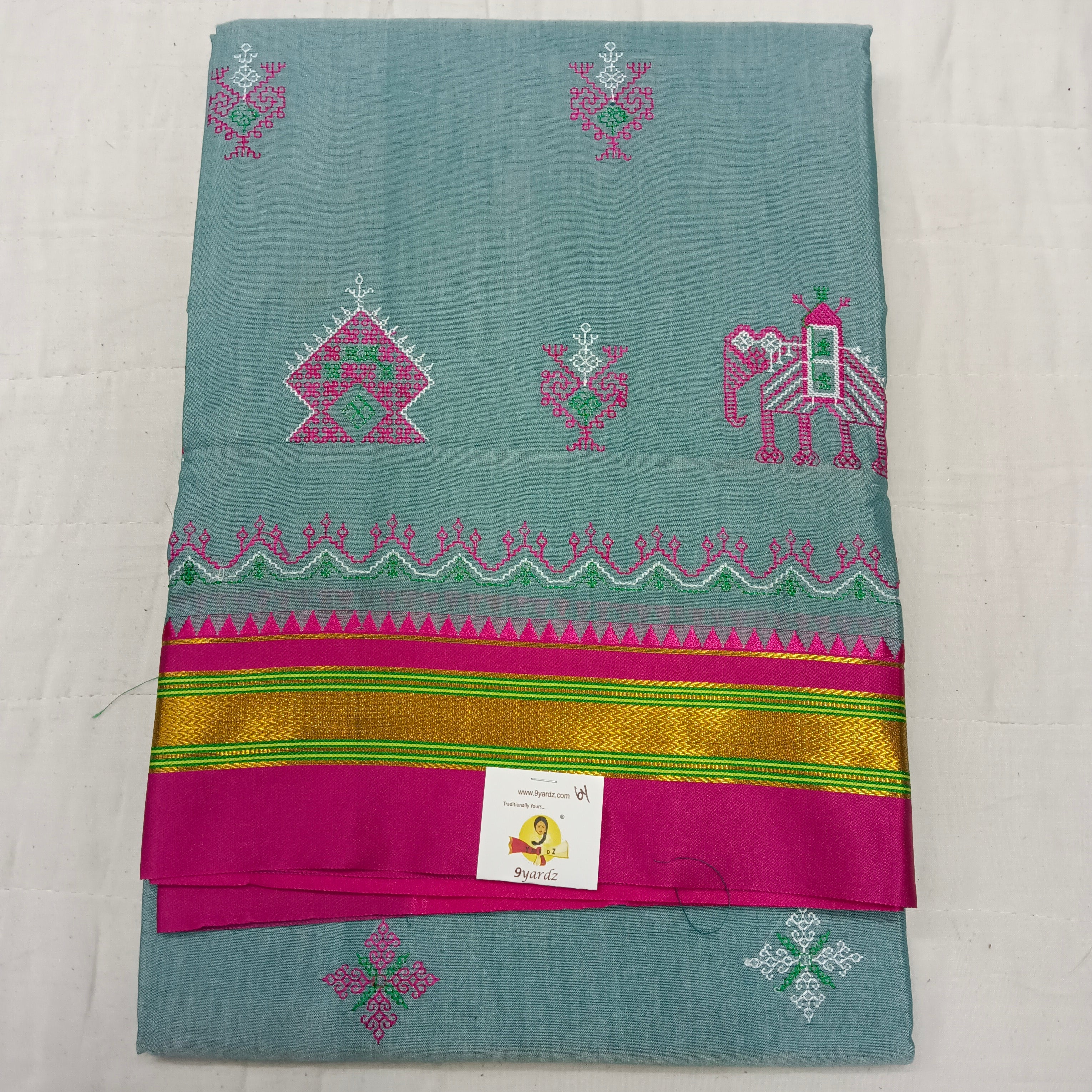 Ikkal kasuthi work sarees 6yardz