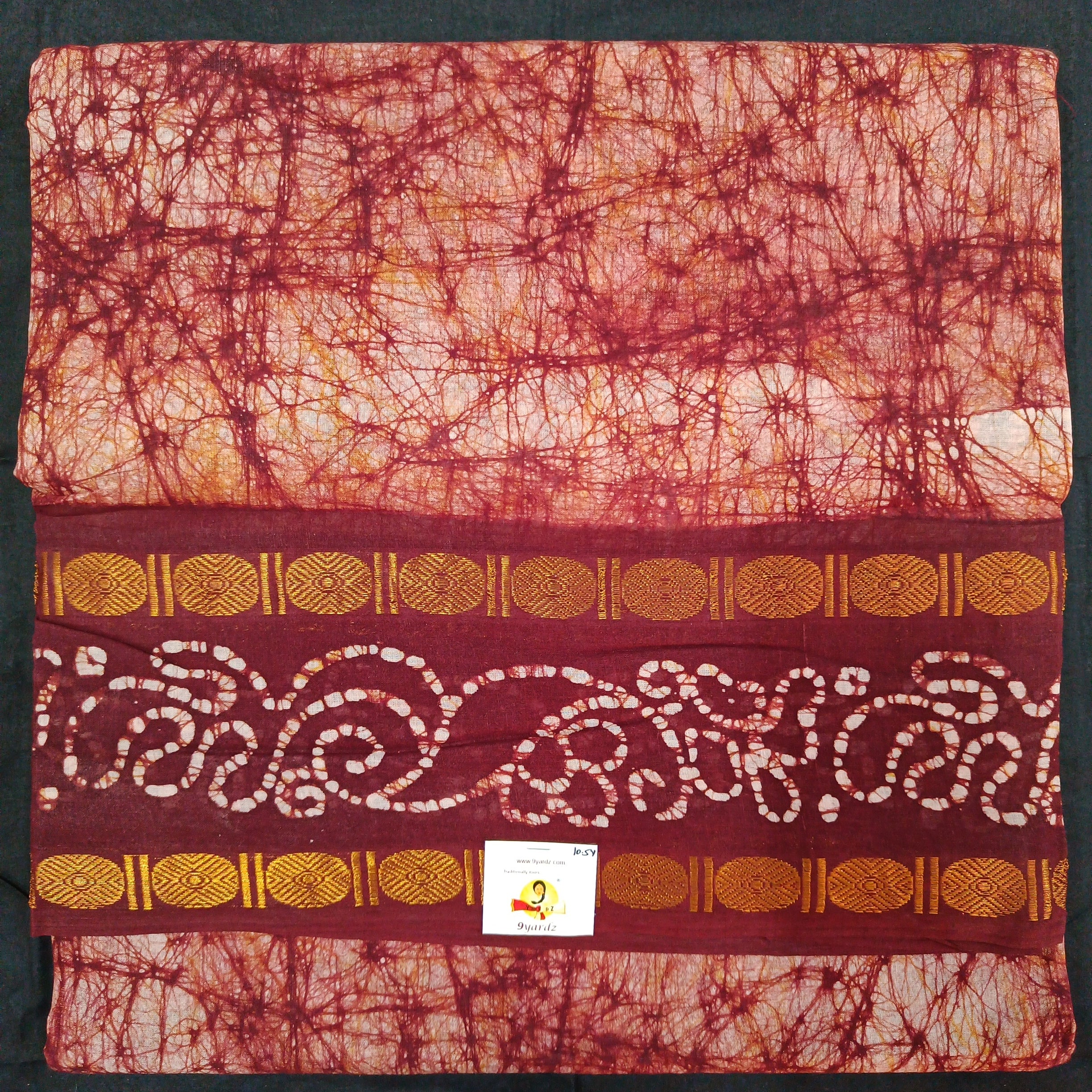 Sungudi cotton 10.5 yards madisar