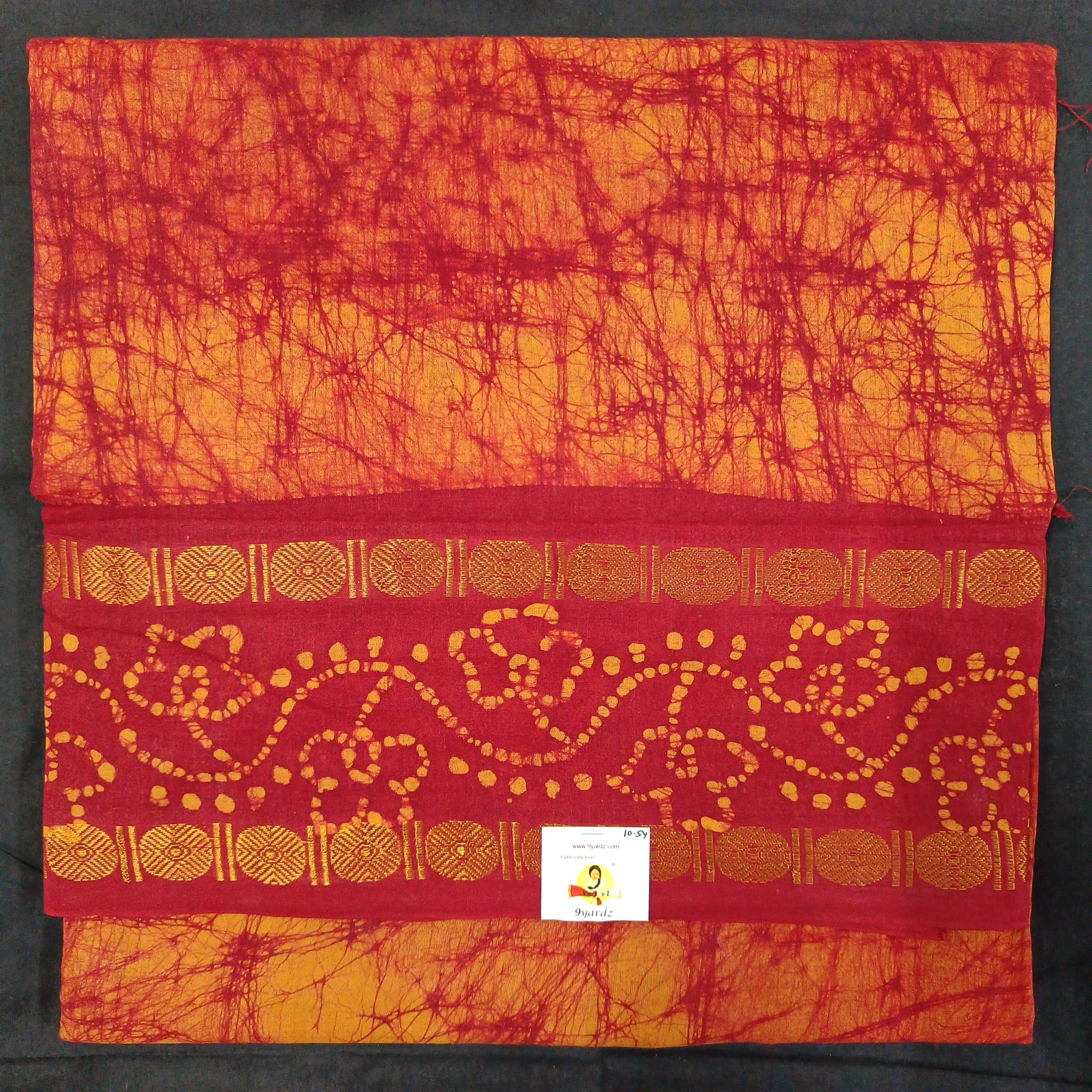 Sungudi cotton 10.5 yards madisar