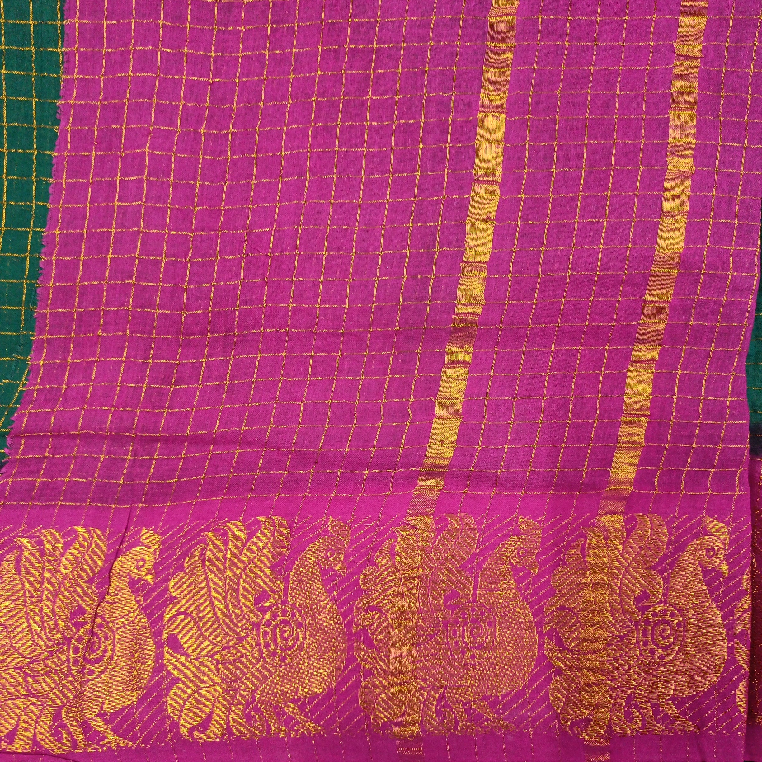 Sungudi zari checked 10.5 yards