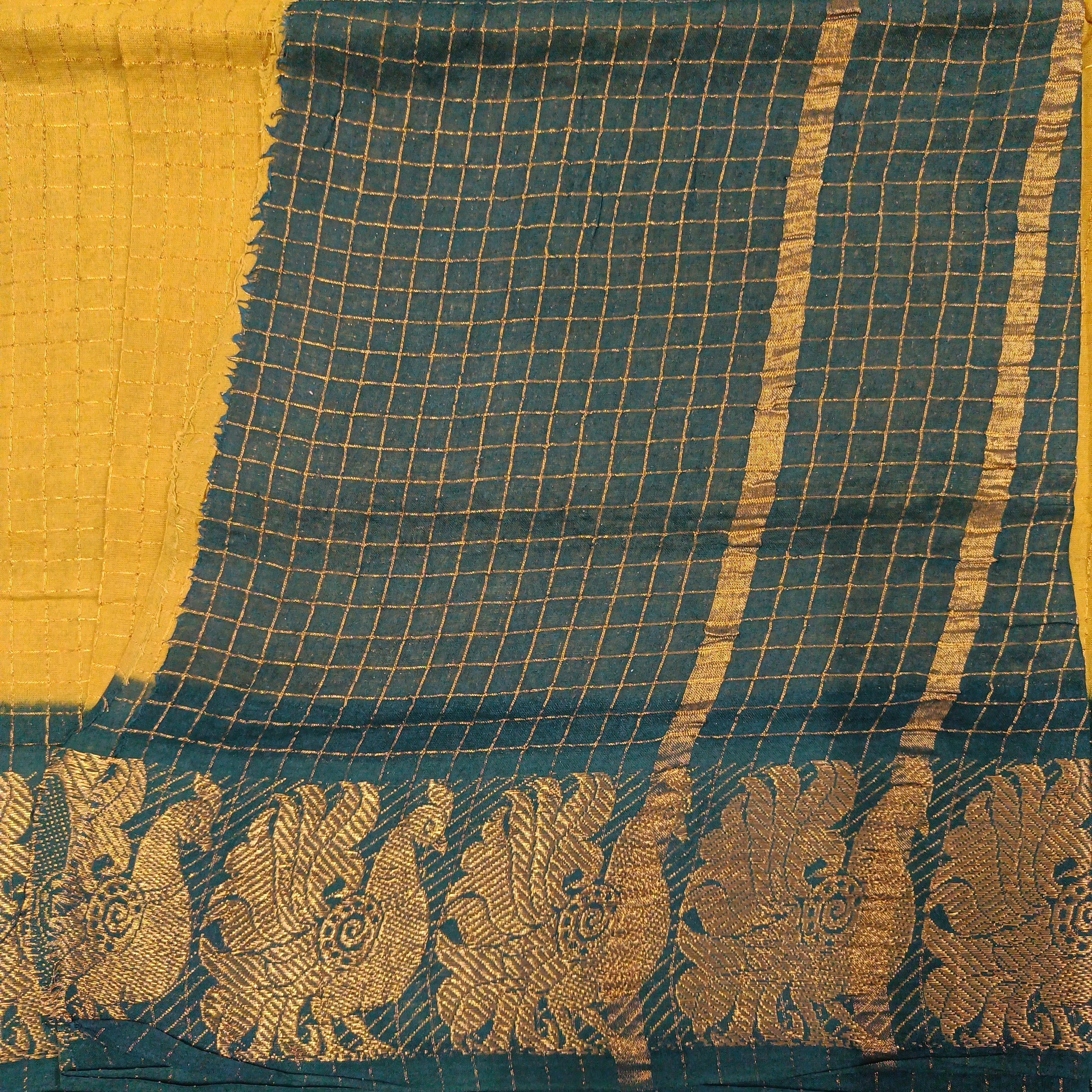 Sungudi zari checked 10.5 yards