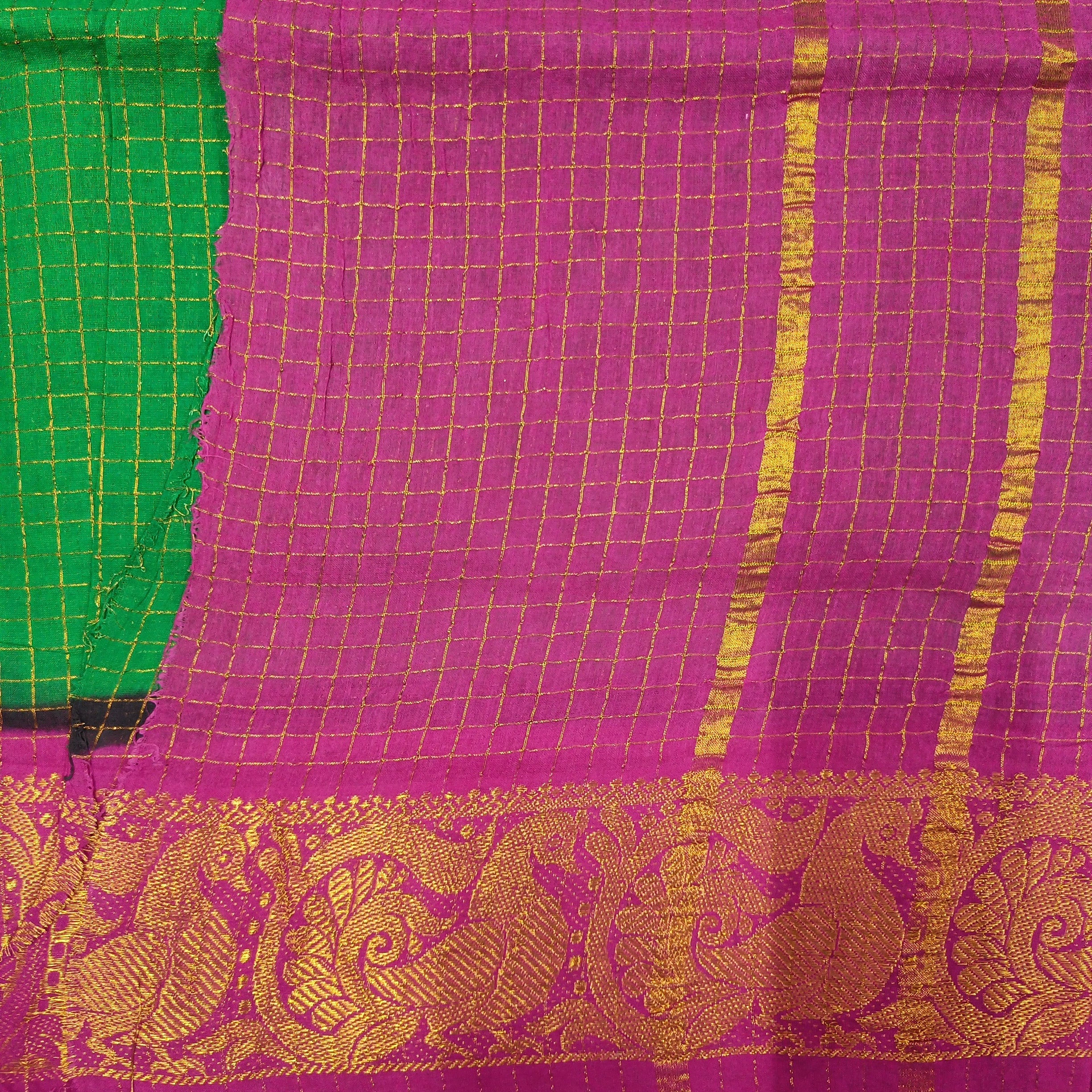 Sungudi zari checked 10.5 yards