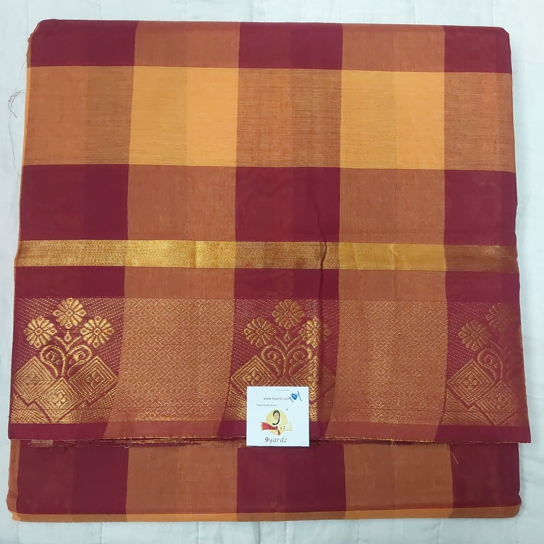 Arupukottai cotton 10 yards madisar