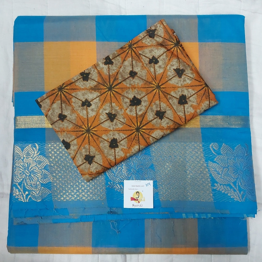 Arupukottai cotton 10 yards madisar
