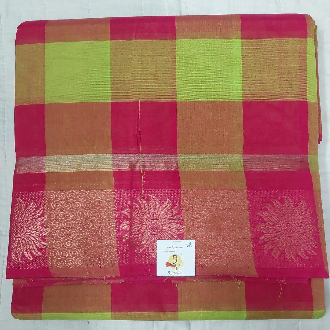 Arupukottai cotton 10 yards madisar