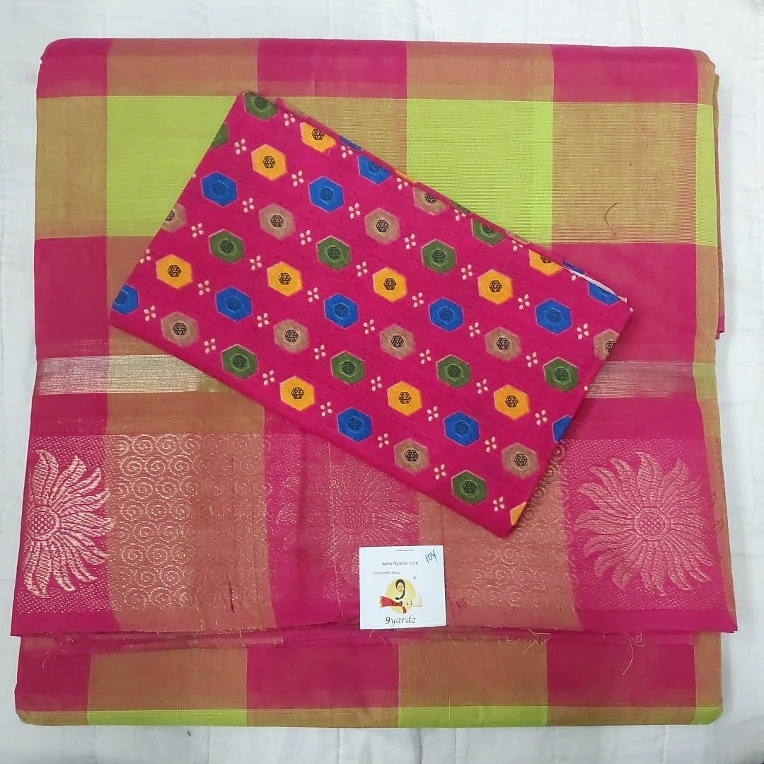 Arupukottai cotton 10 yards madisar