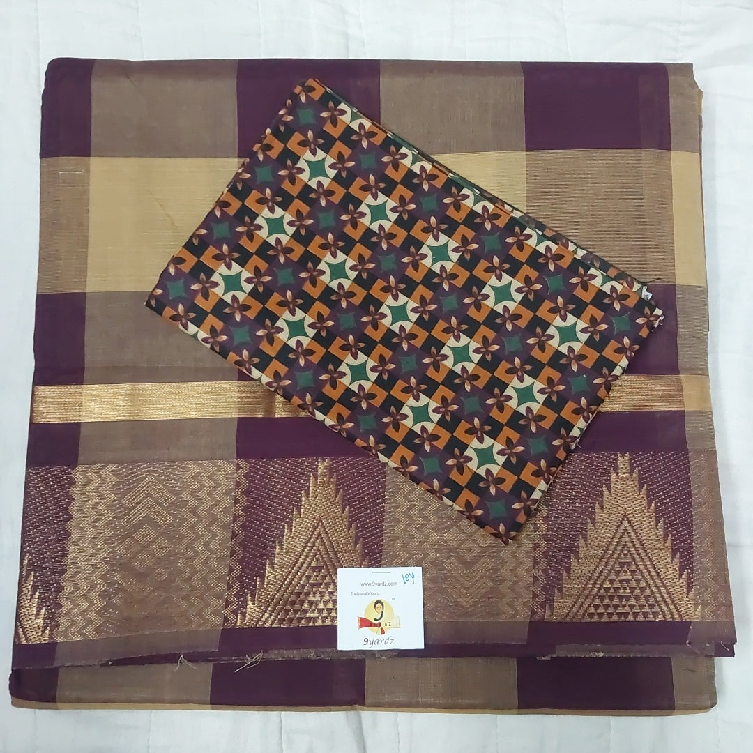 Arupukottai cotton 10 yards madisar