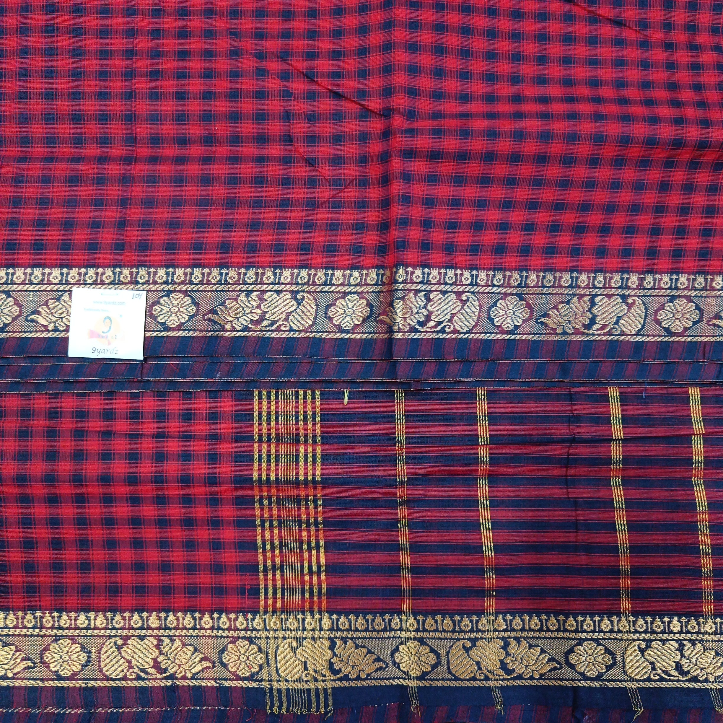 Arupukottai cotton 10 yards madisar