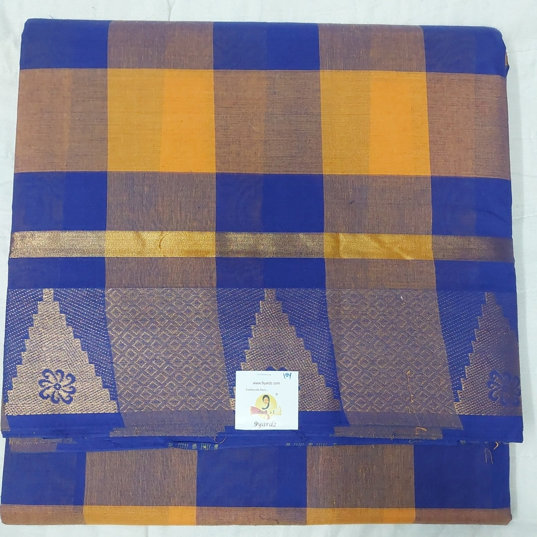 Arupukottai cotton 10 yards madisar