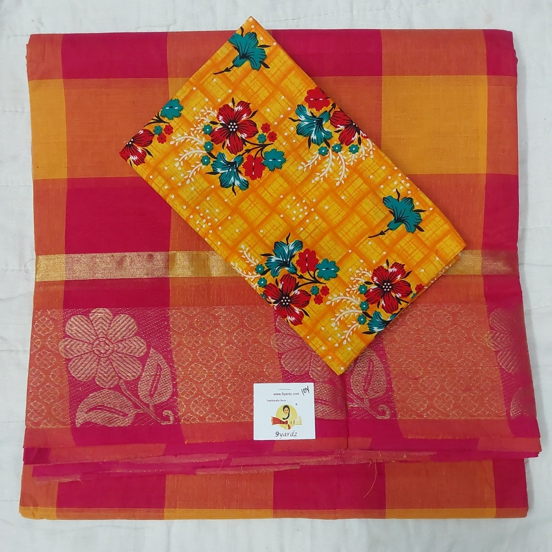 Arupukottai cotton 10 yards madisar