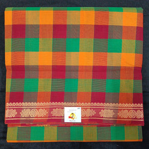 Arupukottai cotton 10 yards madisar