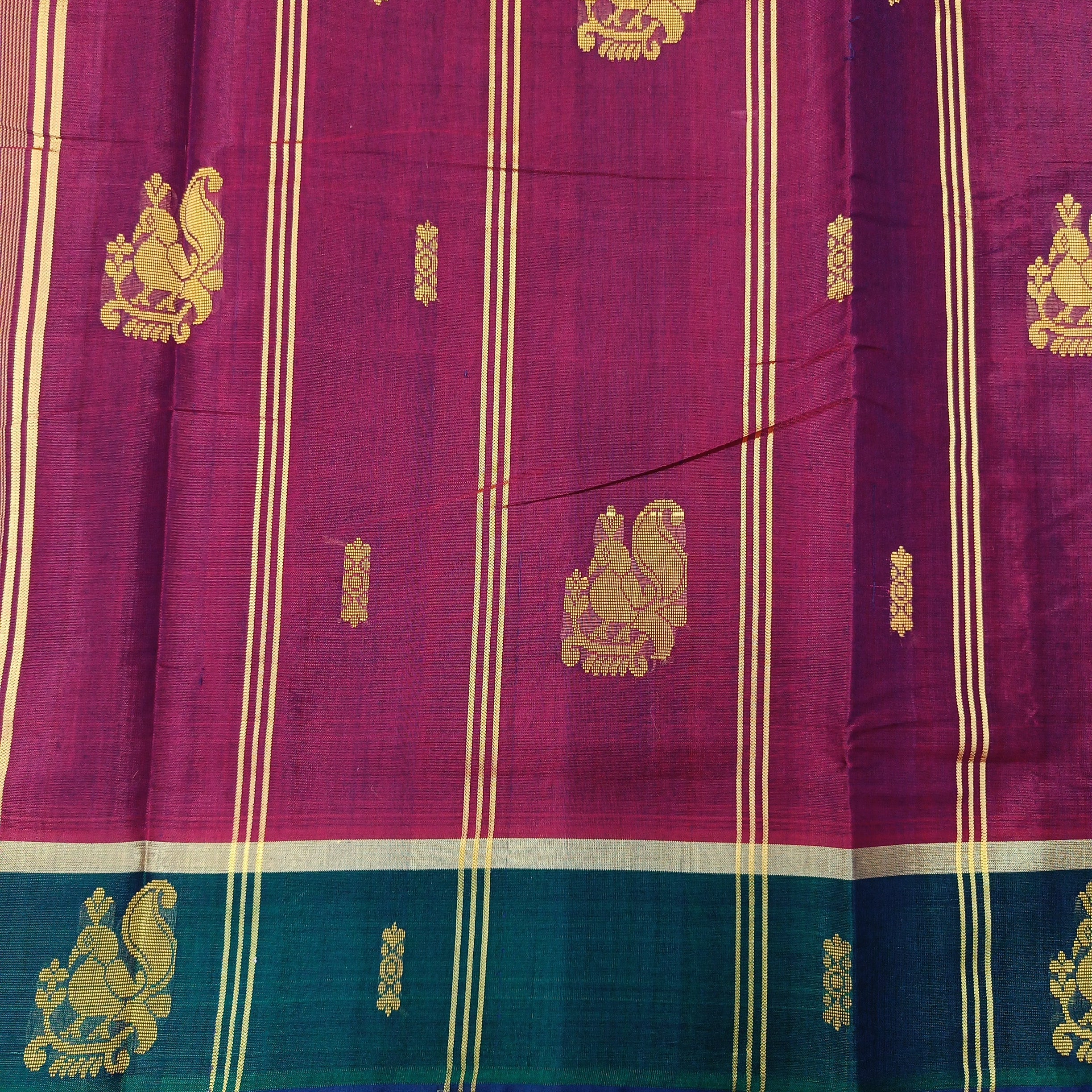 Devendra 10.5yards Body  Embossed