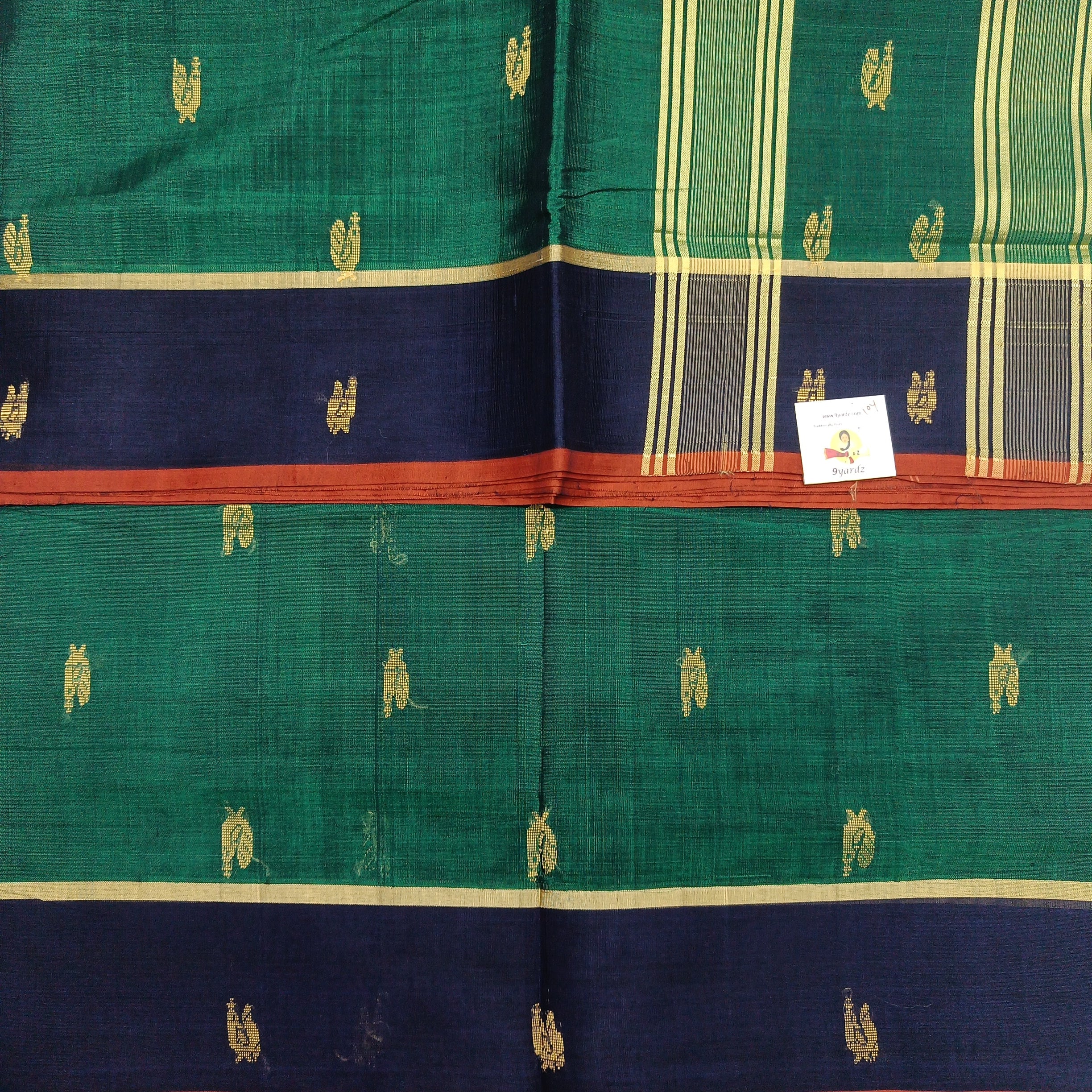 Devendra 10yards Body  Embossed