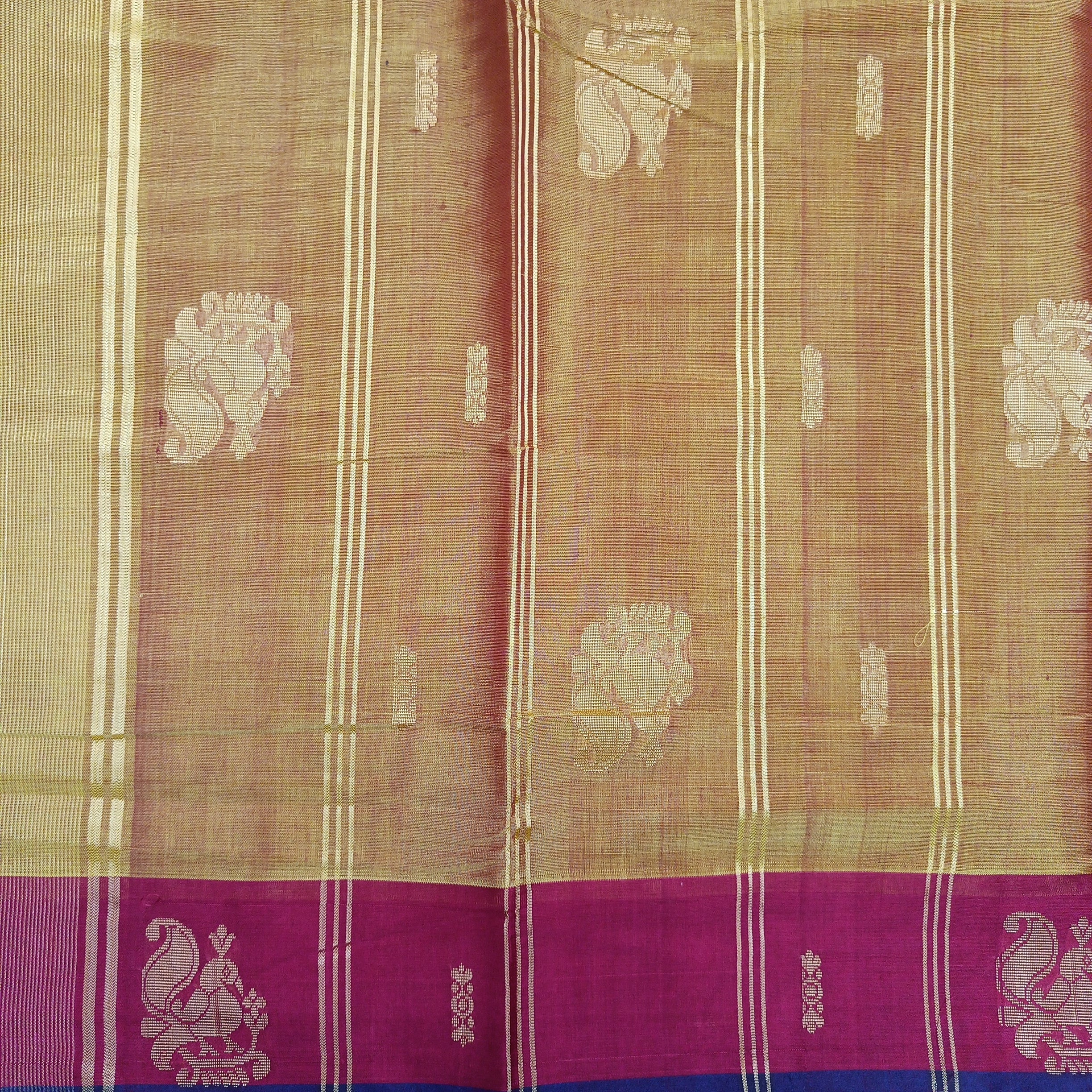 Devendra 10yards Body  Embossed