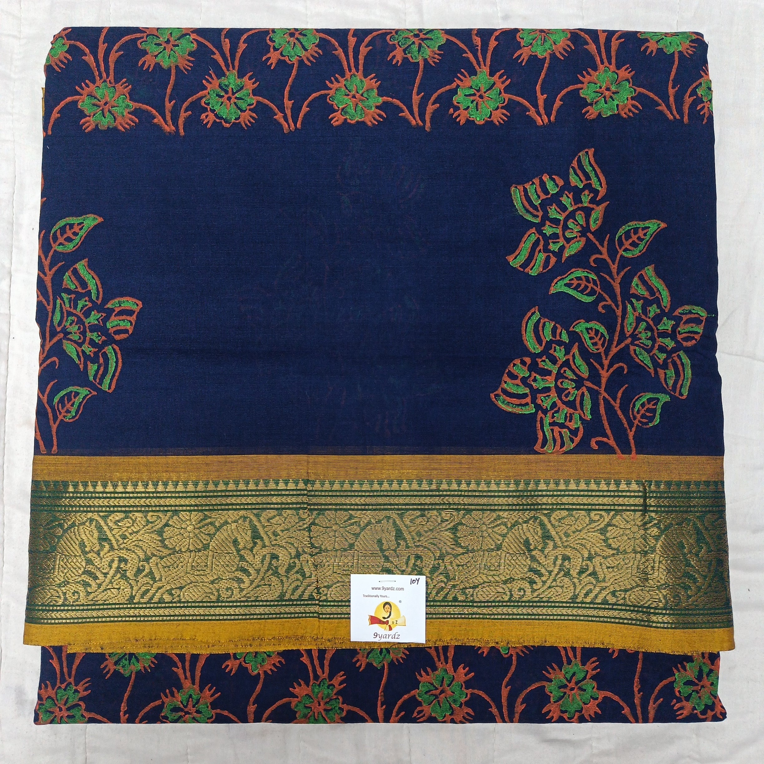 Arupukottai cotton printed 10 yards madisar