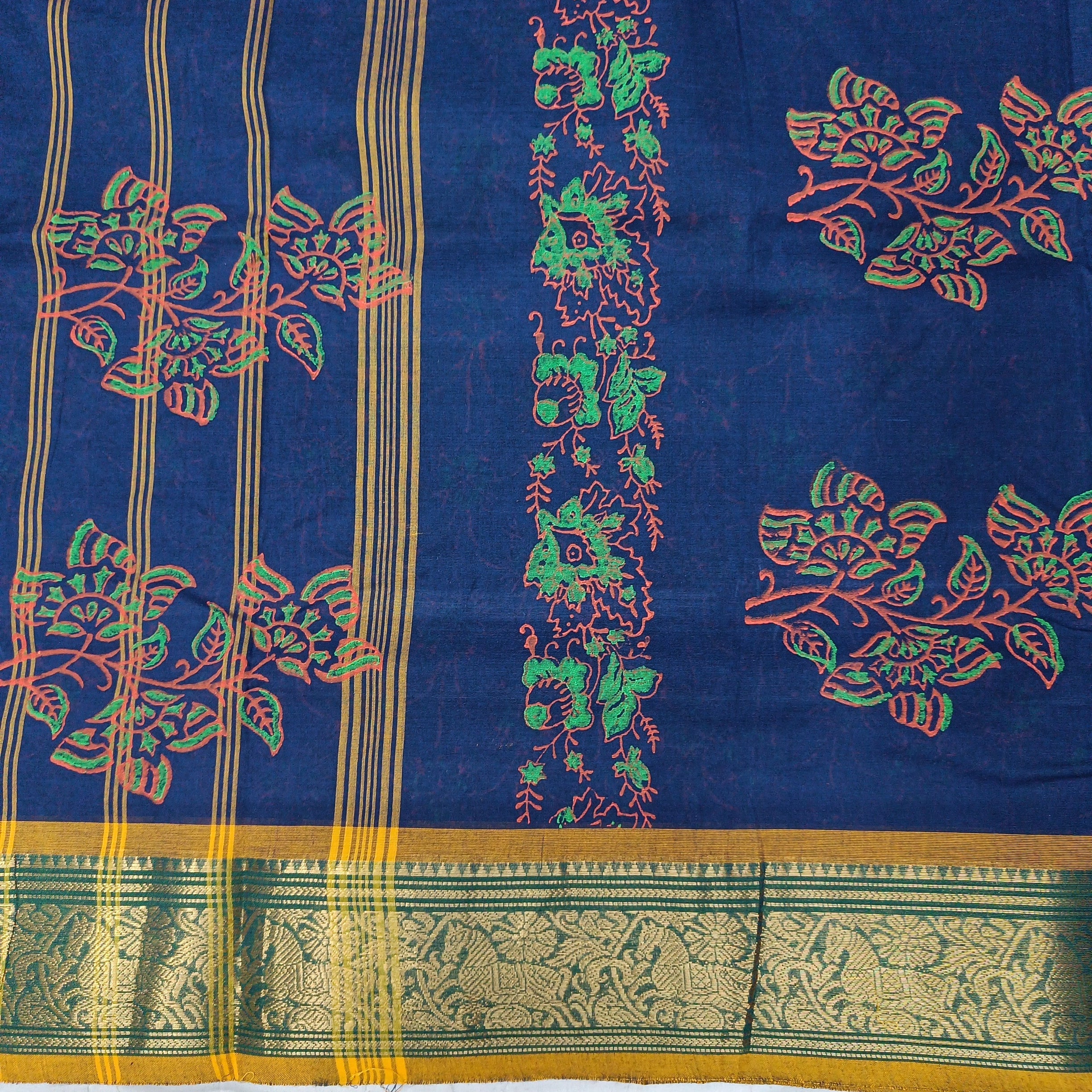 Arupukottai cotton printed 10 yards madisar