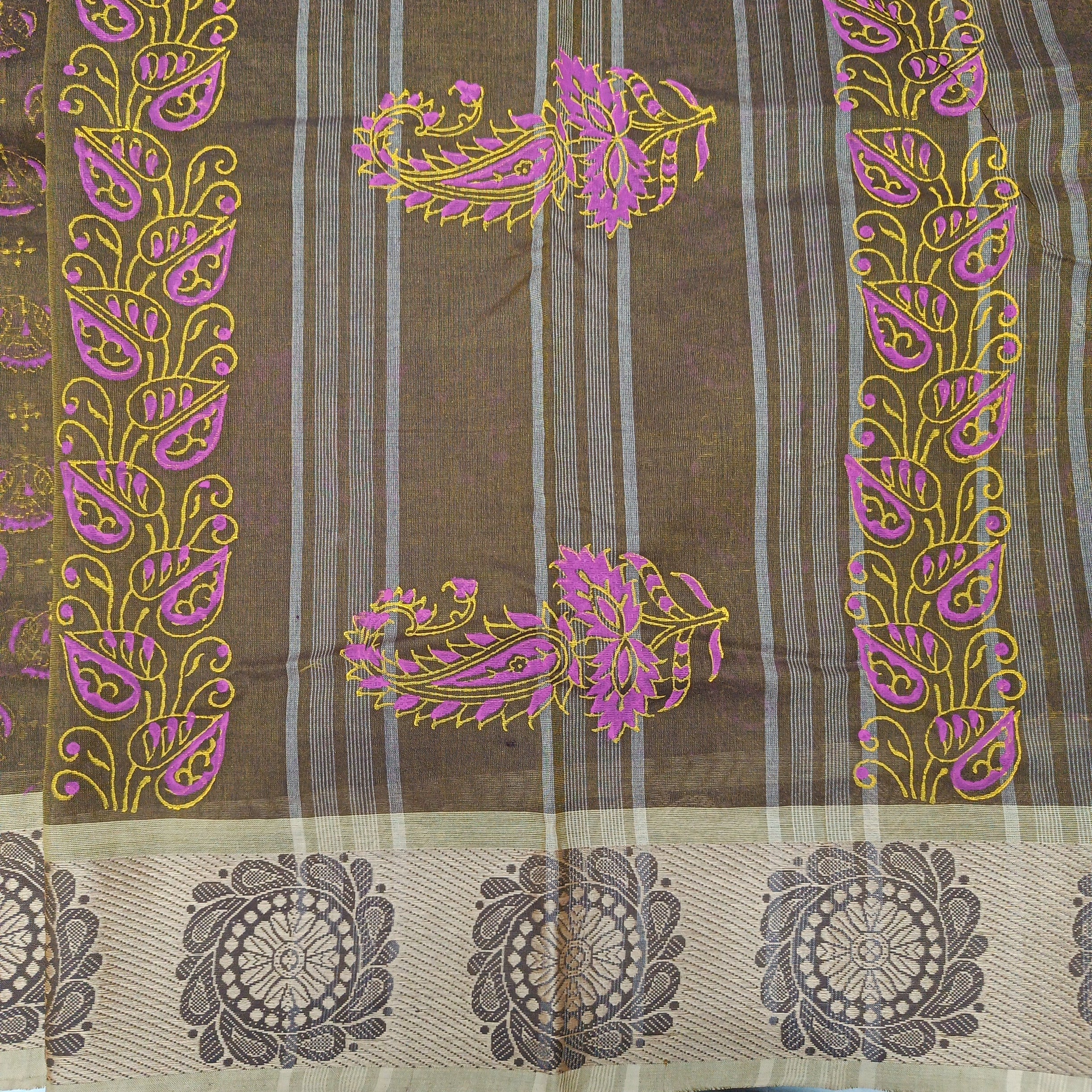 Arupukottai cotton printed 10 yards madisar