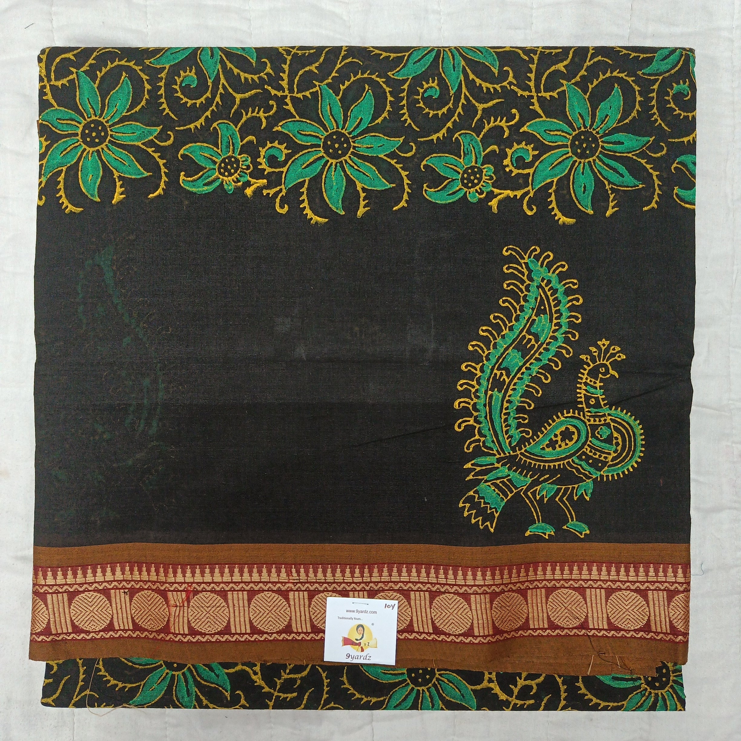 Arupukottai cotton printed 10 yards madisar