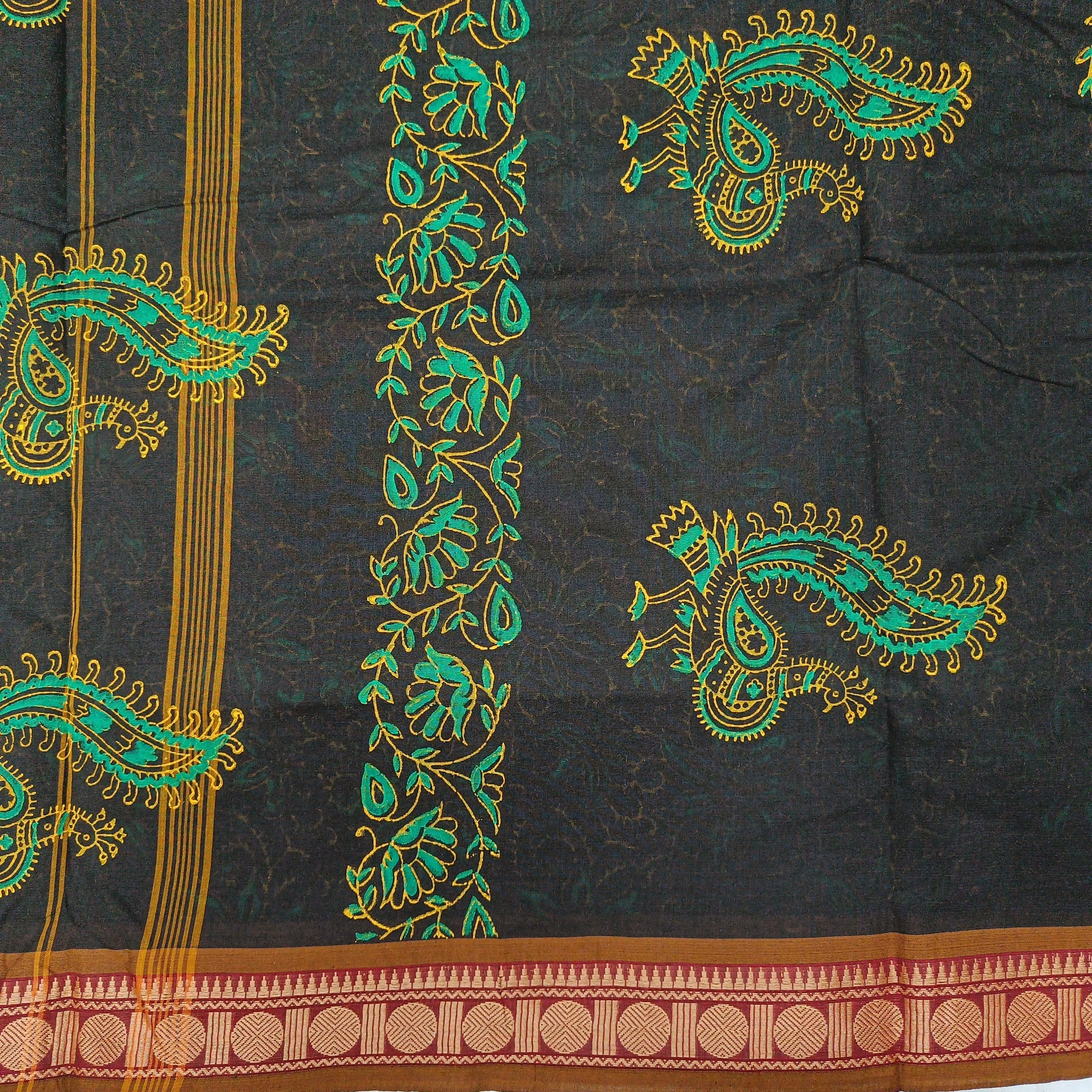 Arupukottai cotton printed 10 yards madisar