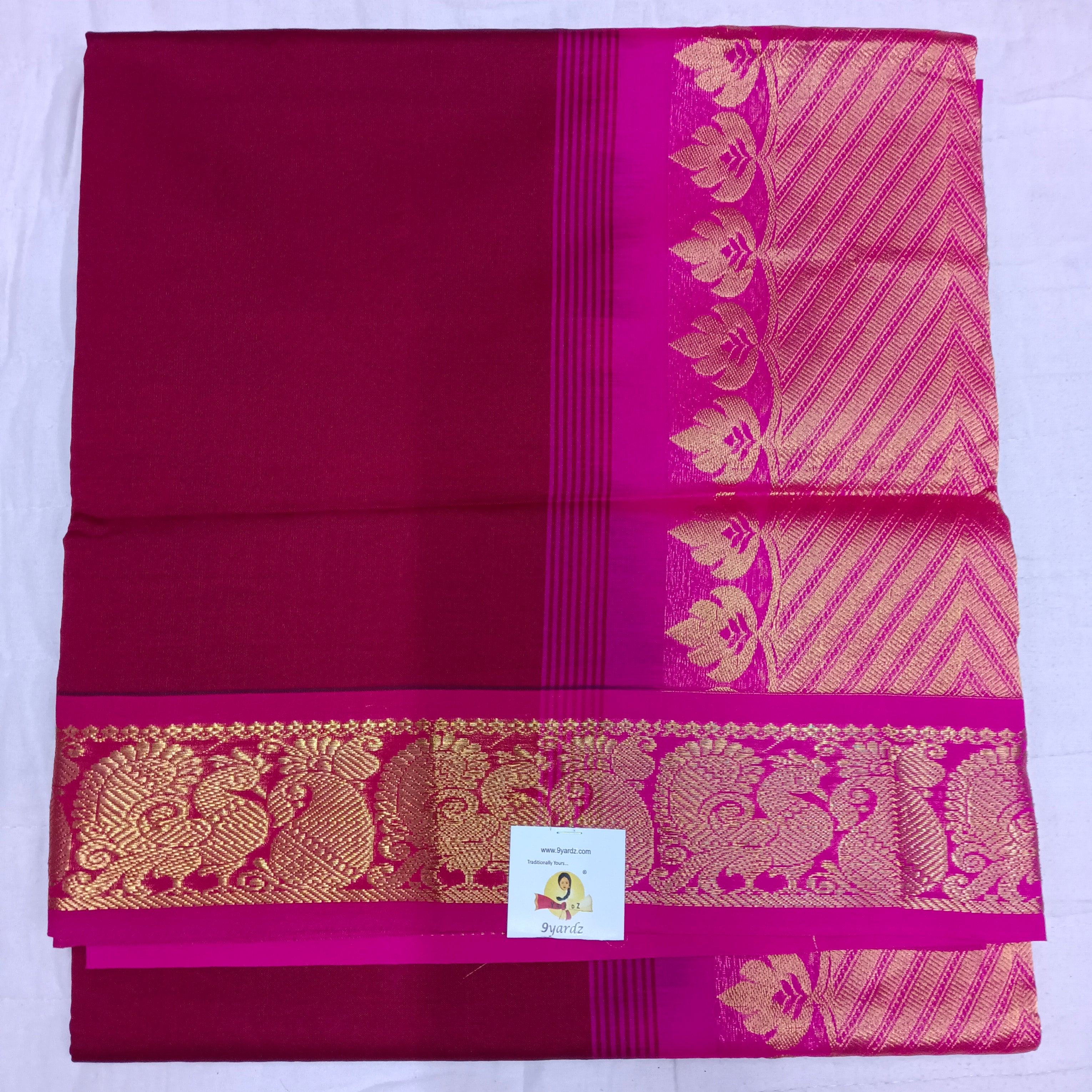Semi silk plain 6Yards