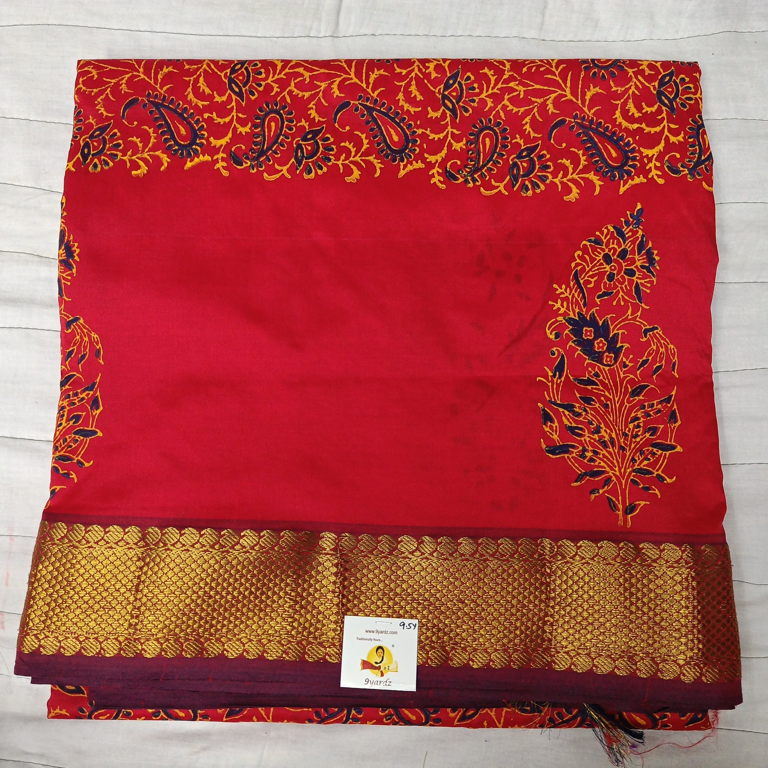 Semi Silk cotton printed Madisar