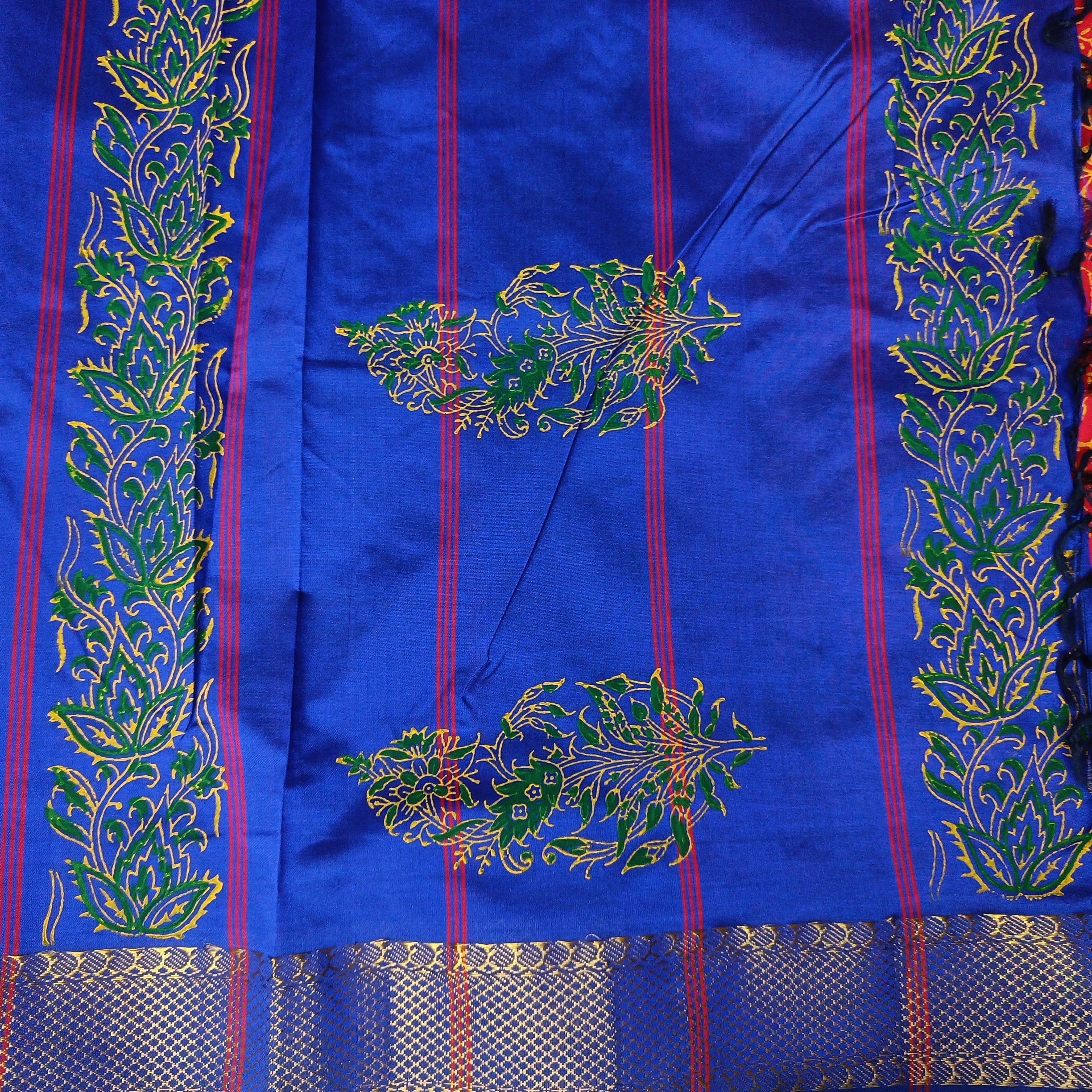 Semi Silk cotton printed Madisar