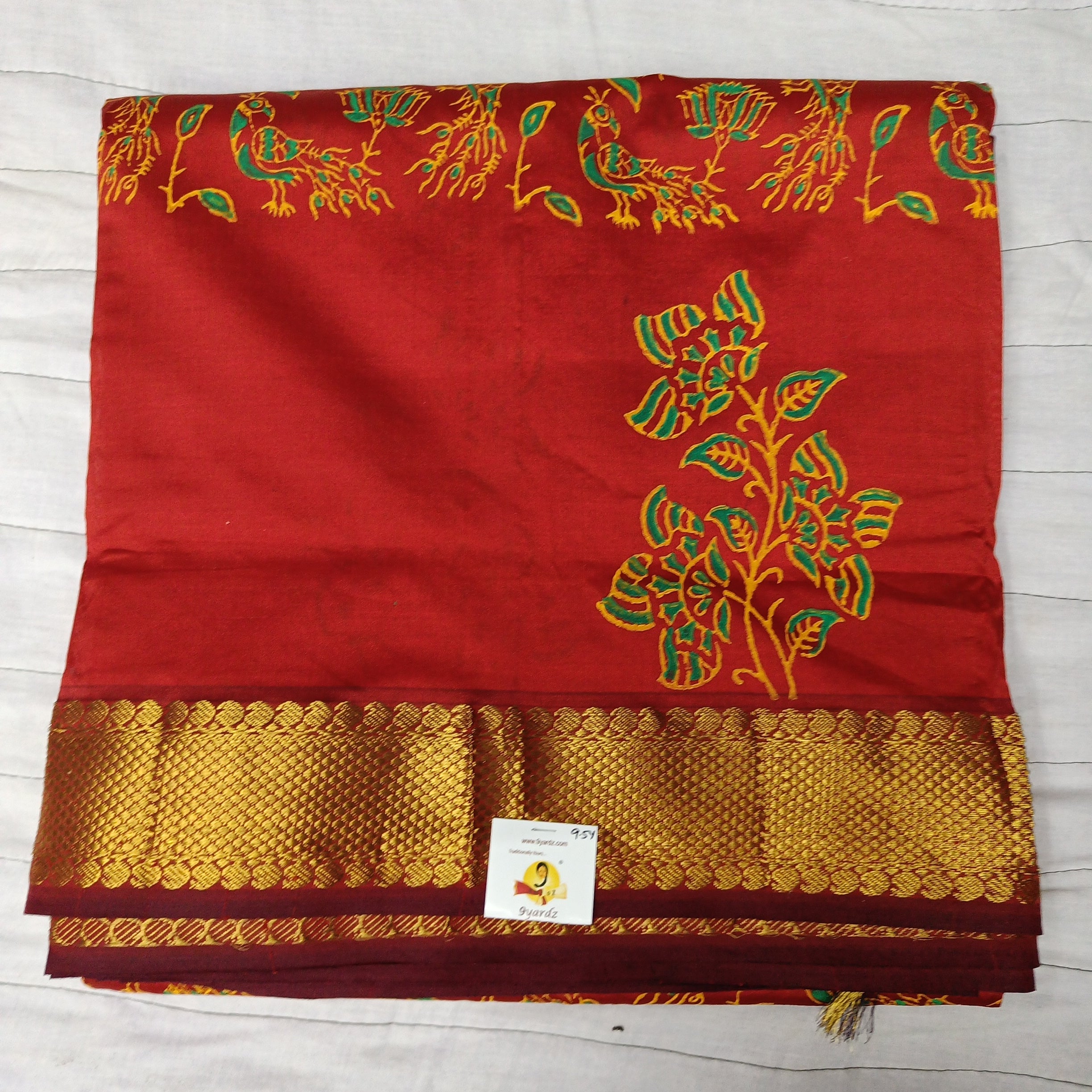 Semi Silk cotton printed Madisar
